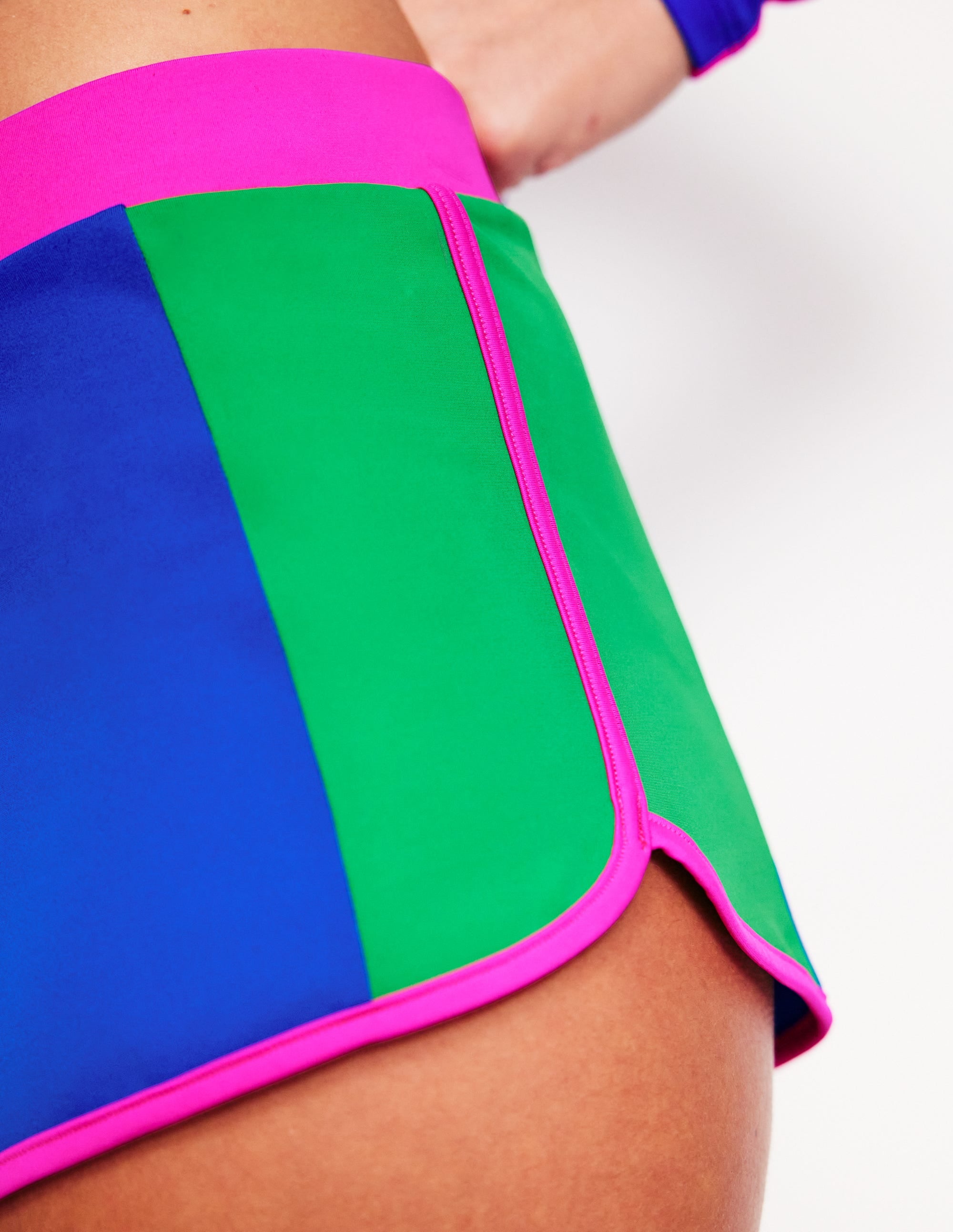 Rash Guard Swim Shorts-Colbolt Blue - Image 2