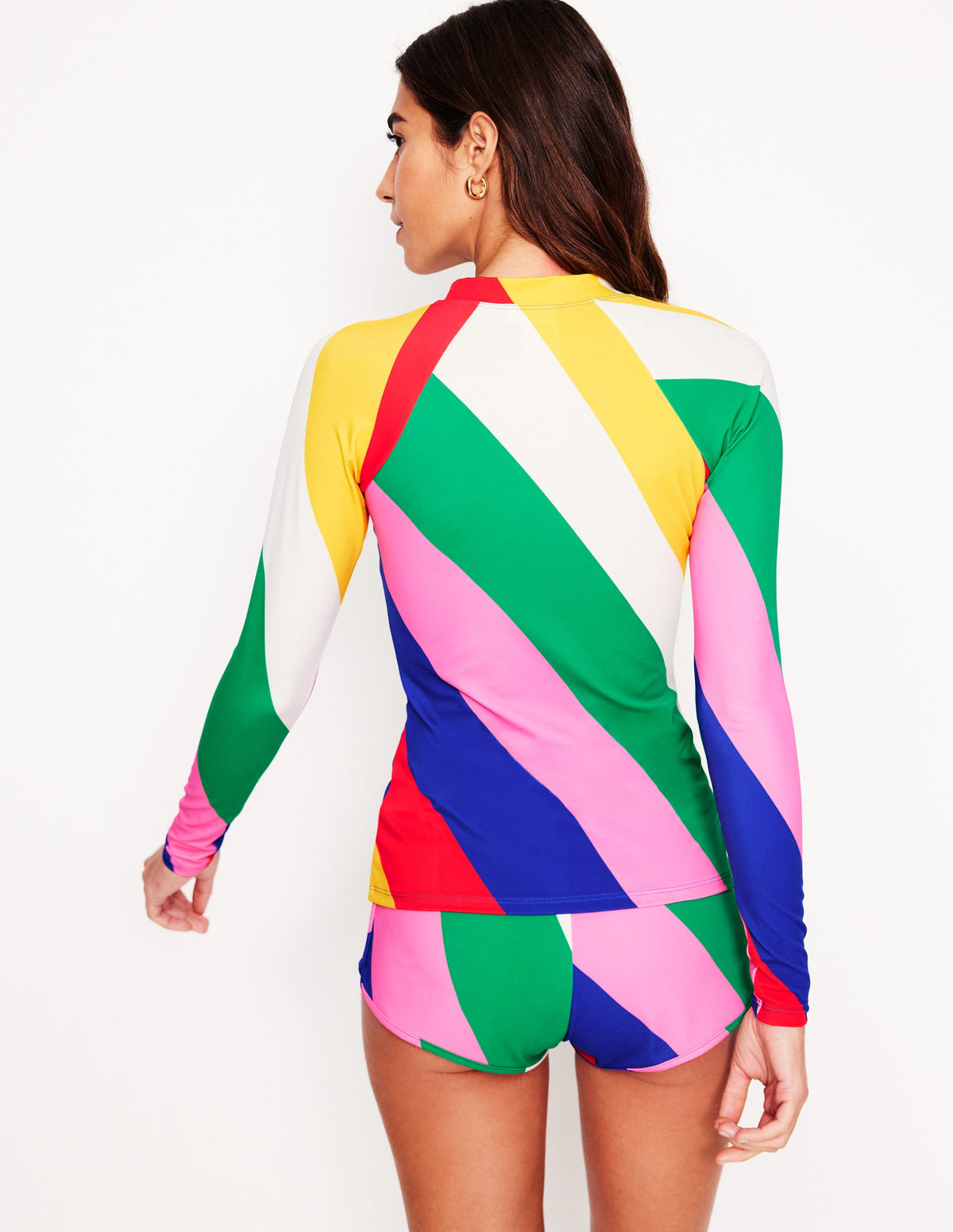 Sun Safe Raglan Guard Top-Multi, Rainbow Cascade - Image 3