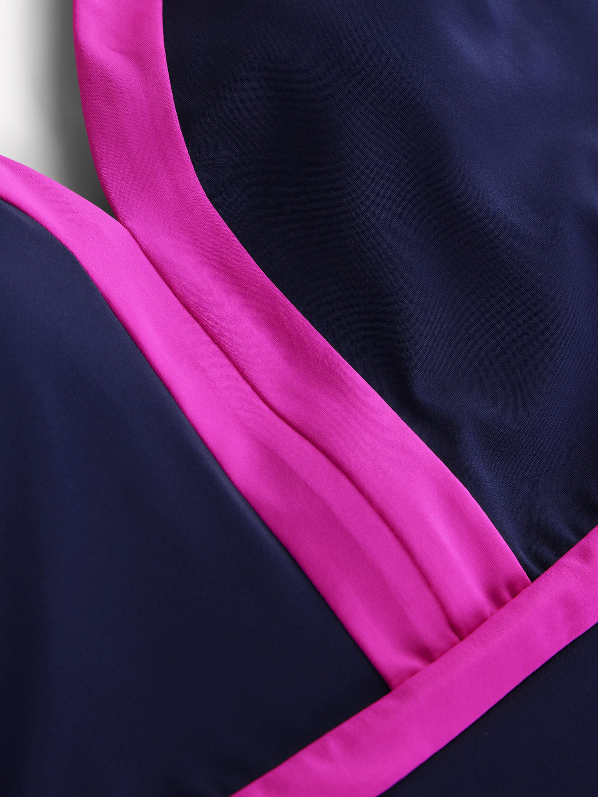 Ios V Panel Swimsuit-Navy, Pink - Image 6
