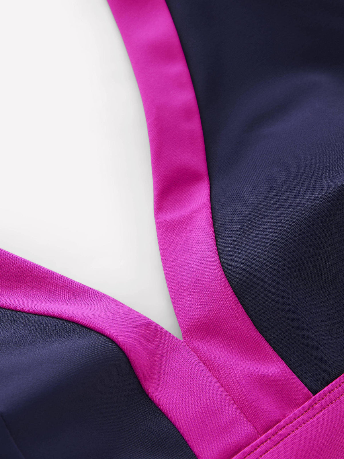 Ios V Panel Bikini Top-Navy, Pink - Image 6