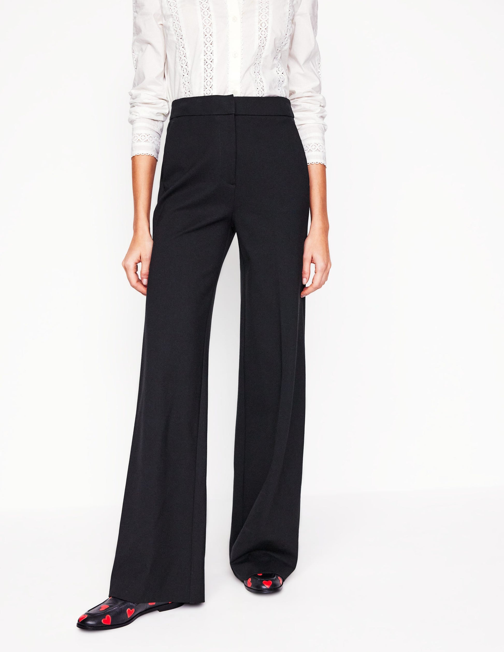 Westbourne Ponte Pants-Black-2