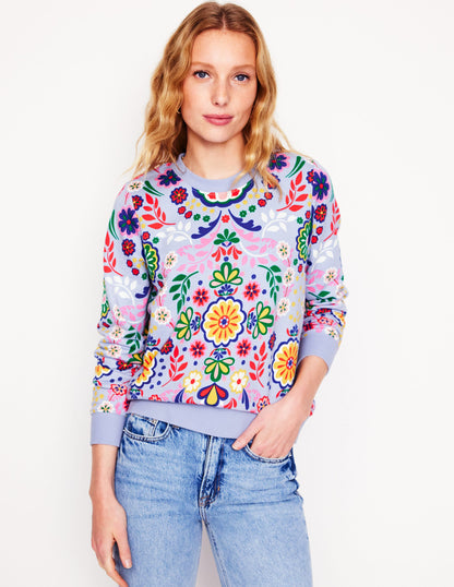 Hannah Printed Sweatshirt-Structured Meadow