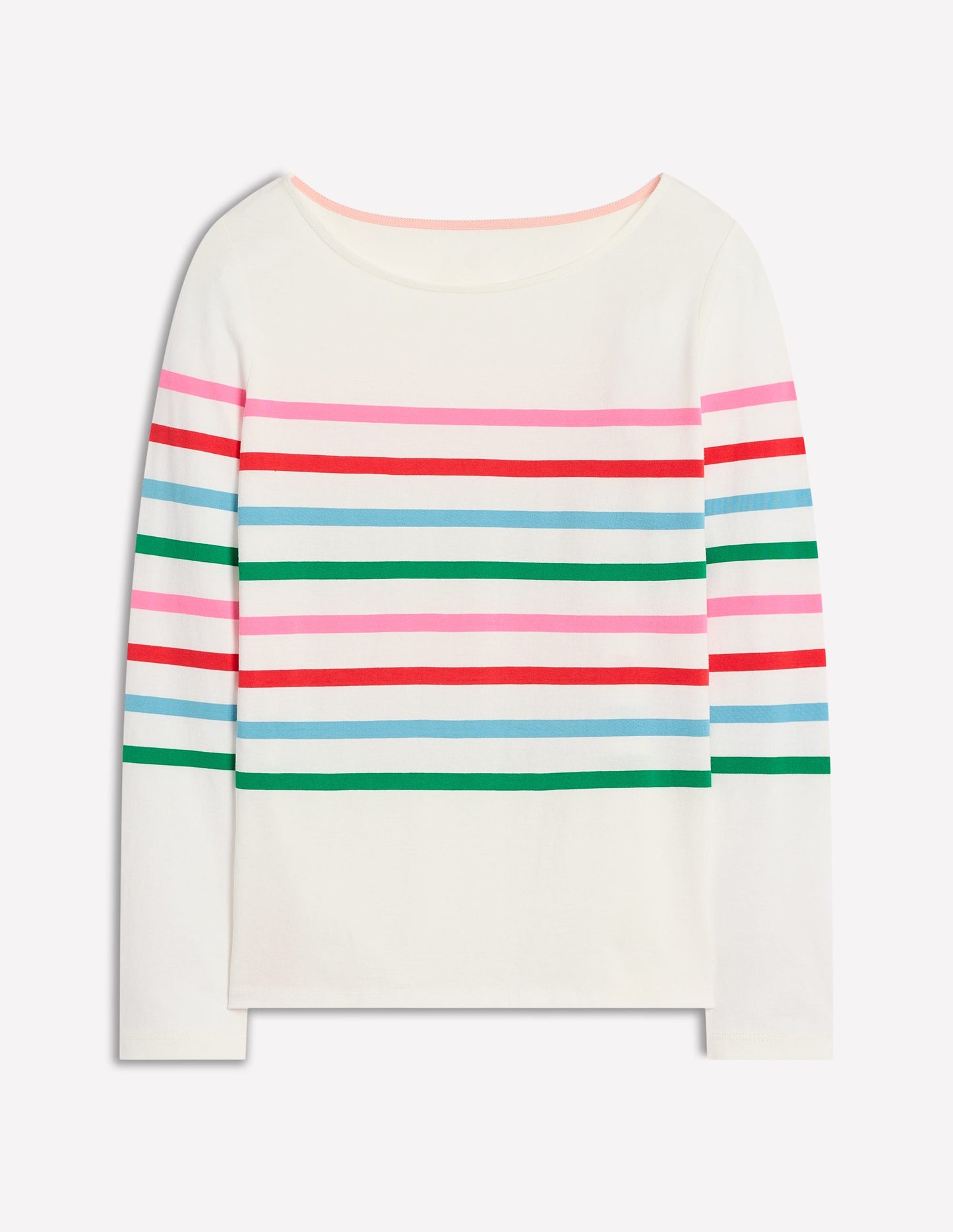 Ella Long Sleeve Breton-Ivory, Multi Placement