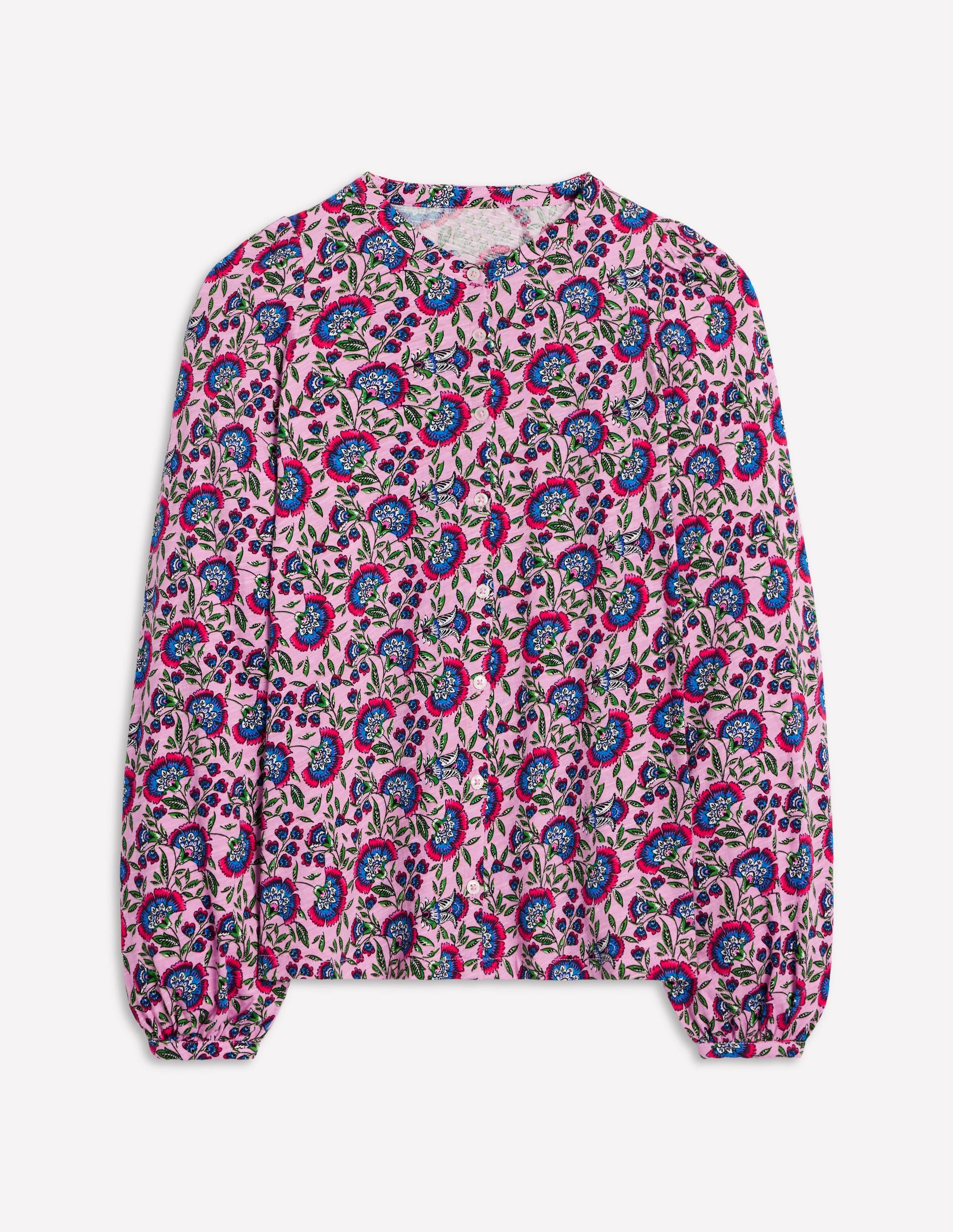 Marina Jersey Shirt-Soft Lavender, Decorative Vine - Image 6