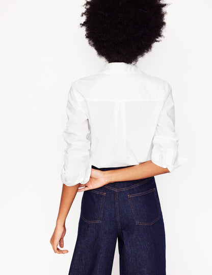 Sienna Cotton Shirt-White