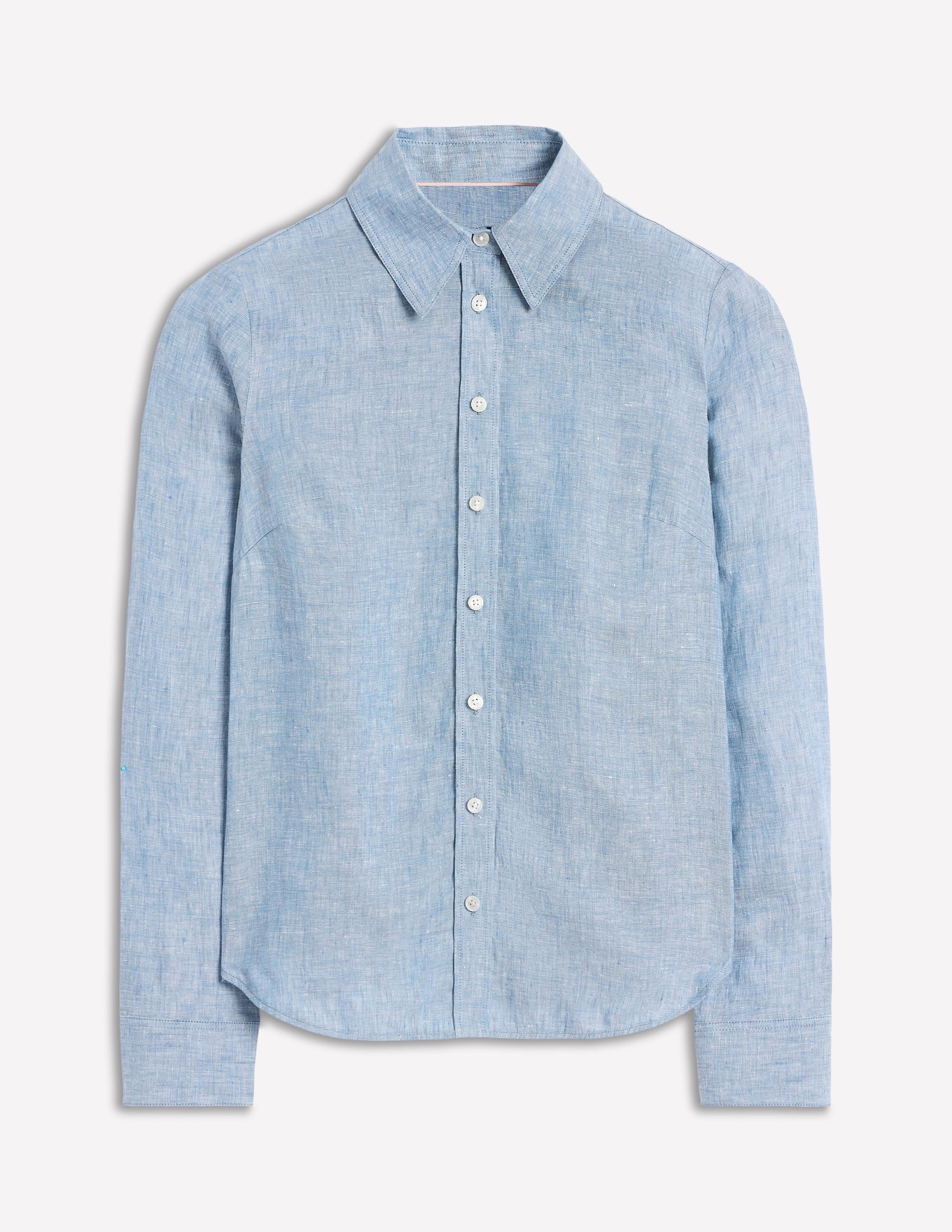 Sienna Linen Shirt-Chambray - Image 7