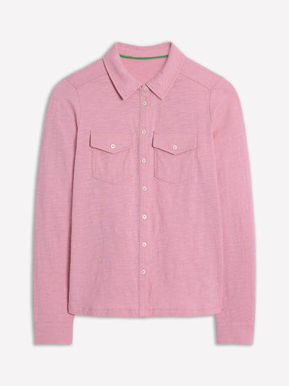 Amy Jersey Shirt-Formica Pink