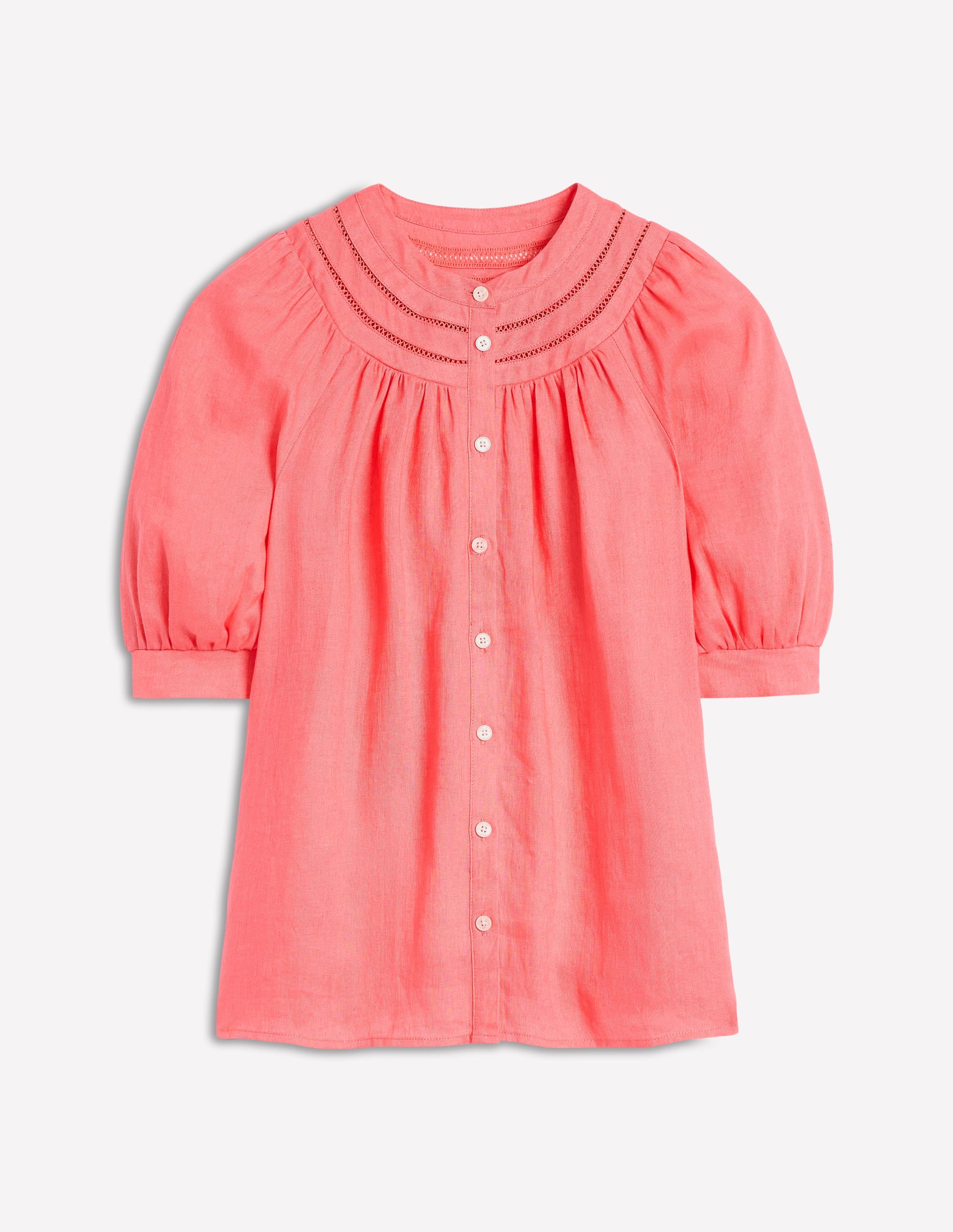 Bea Linen Top-Azealia Pink - Image 5