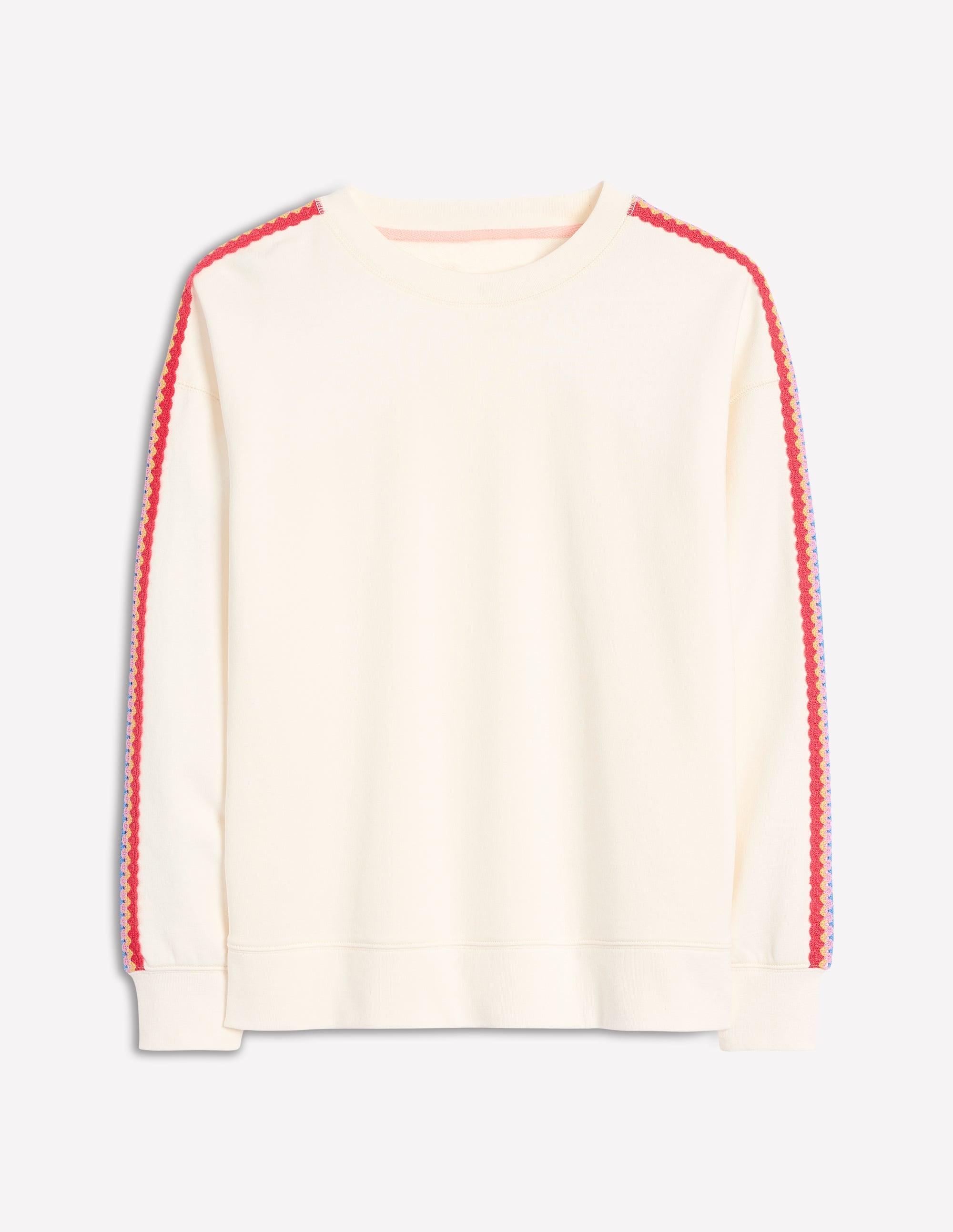 Emi Crochet Sweatshirt-Ivory - Image 5