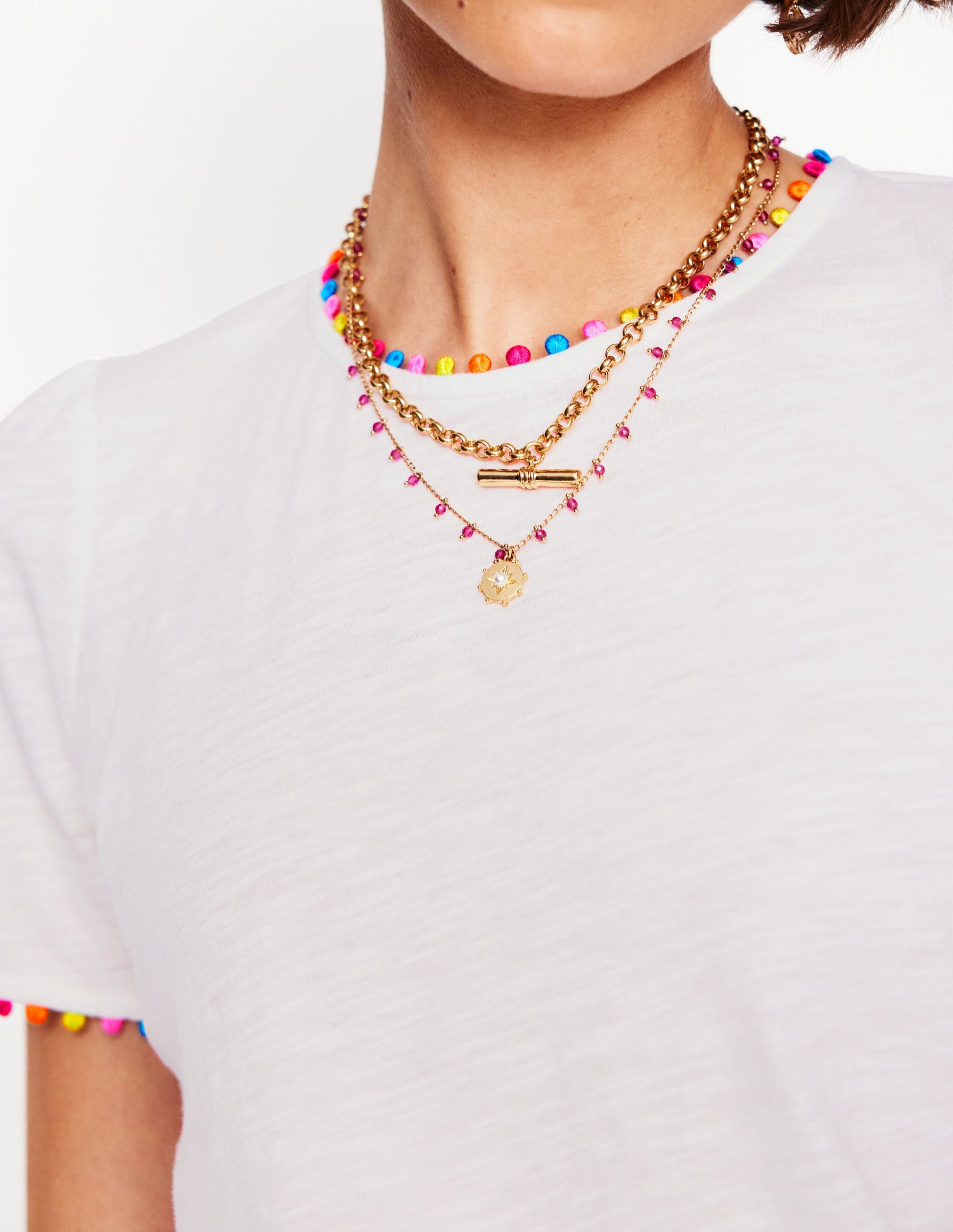 Ali Jersey T-Shirt-White, Multi-2