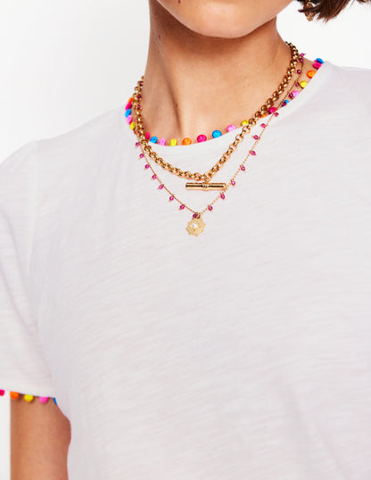 Ali Jersey T-Shirt-White, Multi-2