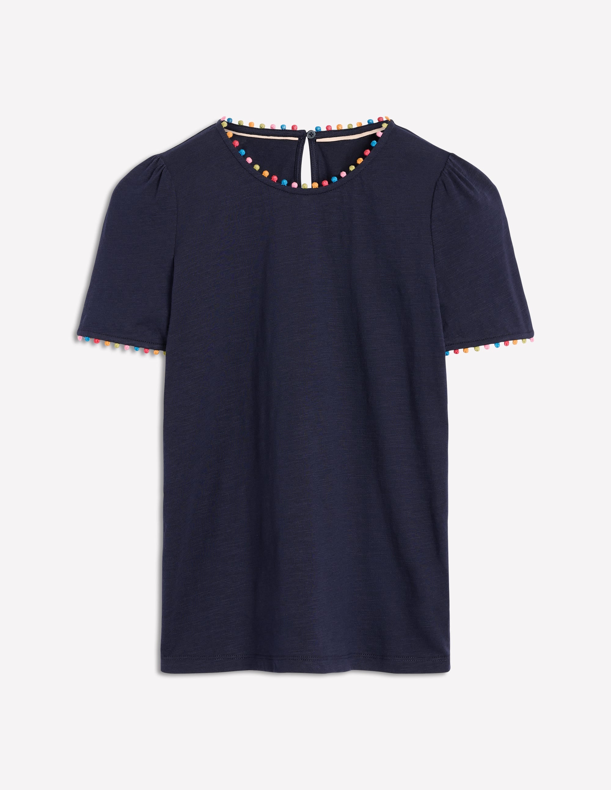 Ali Jersey T-Shirt-Navy, Multi - Image 5