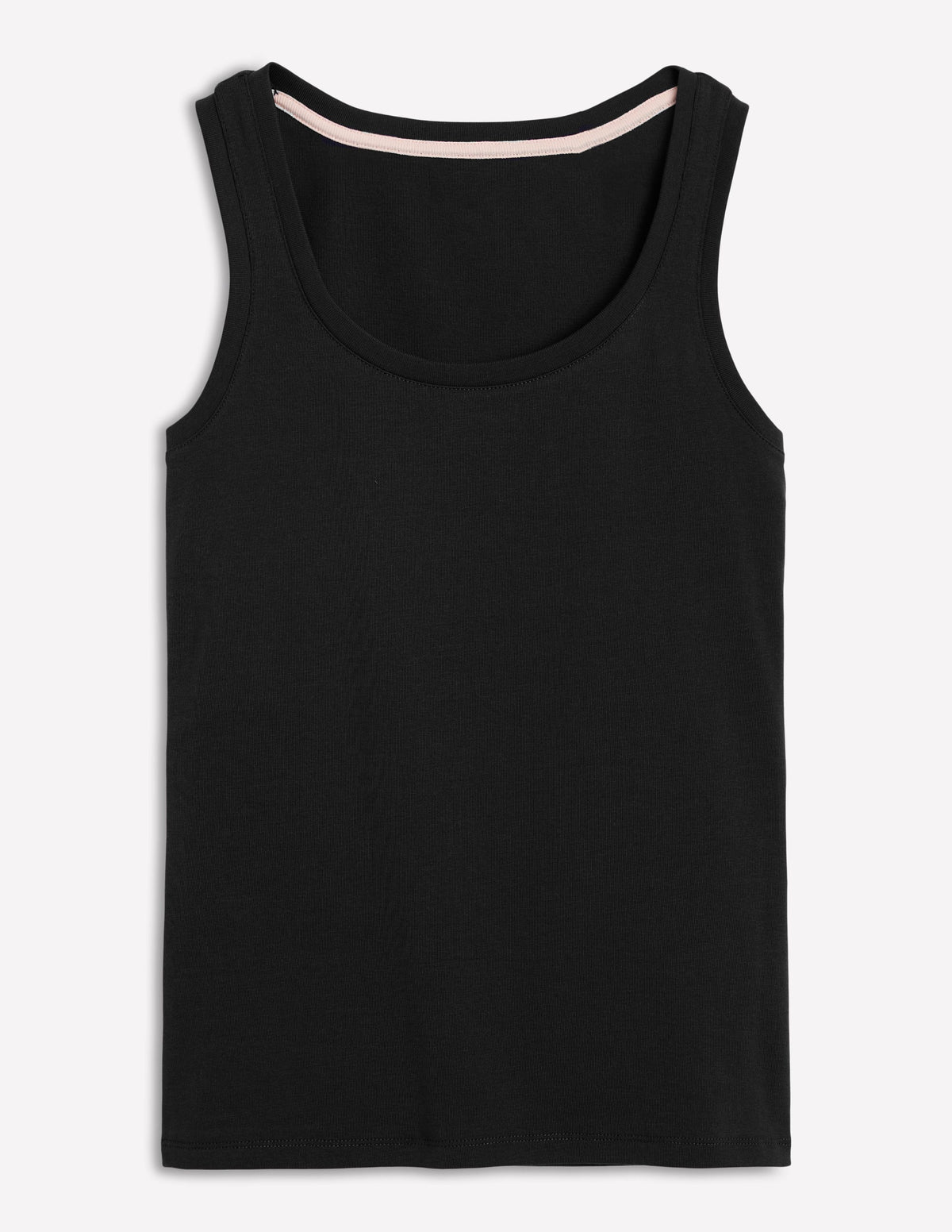 Essential Scoop-Neck Tank-Black - Image 5