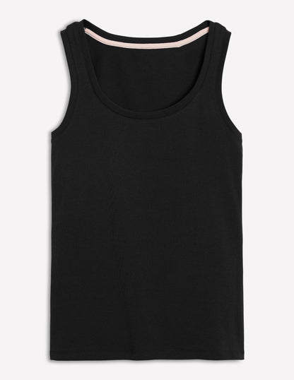 Essential Scoop-Neck Tank-Black-4