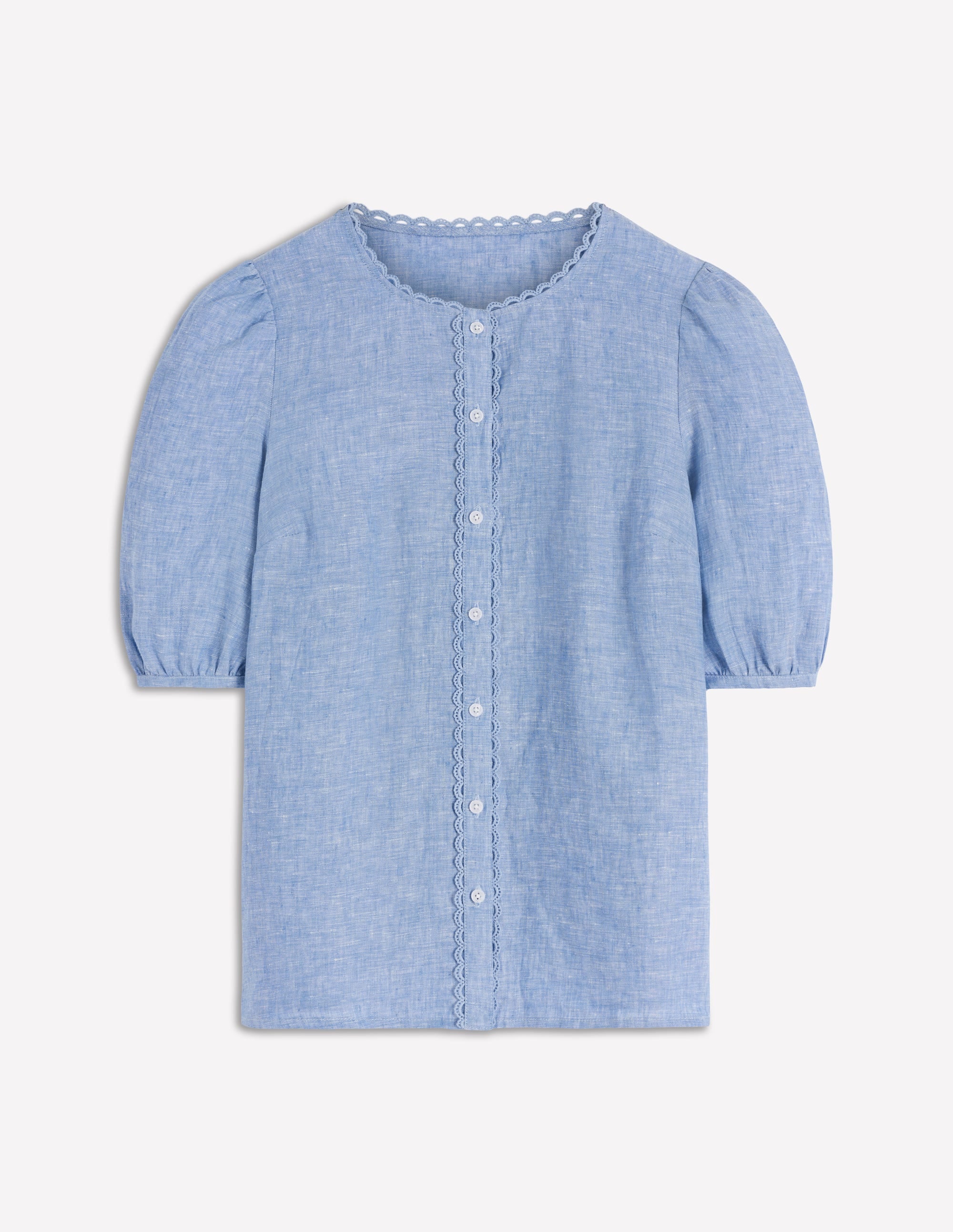 カットソー(半袖+袖なし) BED&amp;B  LINEN CHAMBRAY HALFSLEEVE TOPS Martina Hazelnut Sand Washed Linen T-Shirt – camixa.com