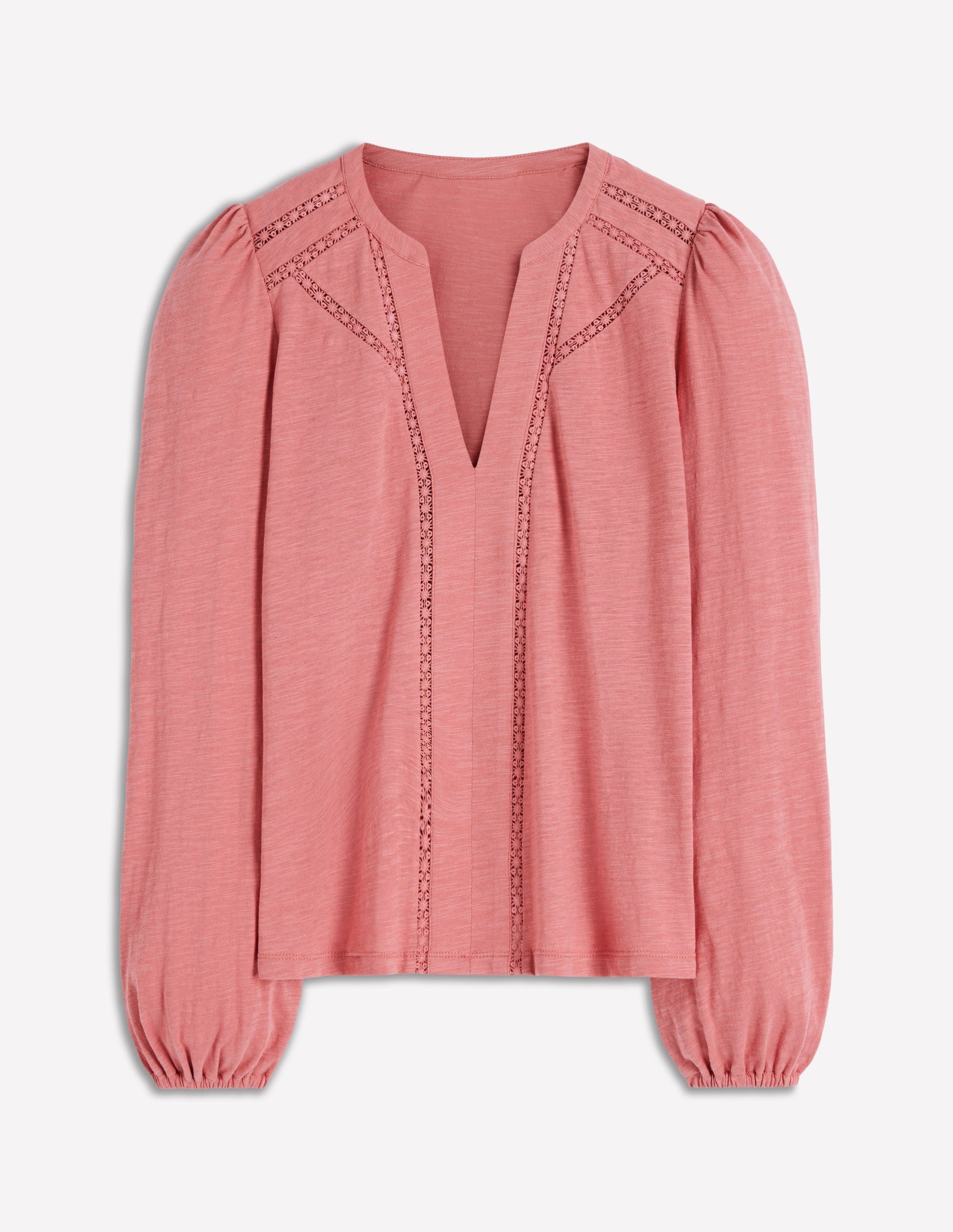 Poppy Long Sleeve Top-Dusty Rose-5