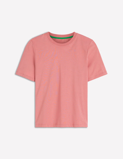 Cotton T-Shirt-Dusty Rose-4
