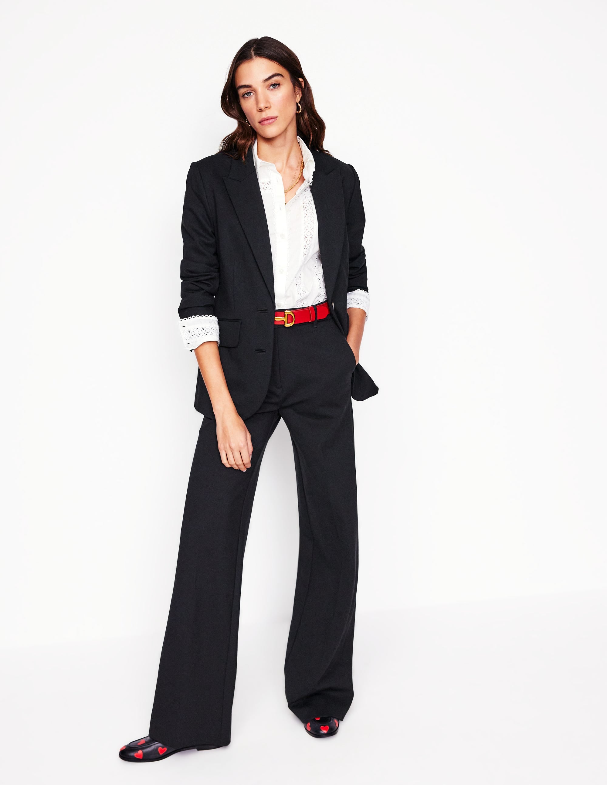 Marylebone Ponte Blazer-Black - Image 4