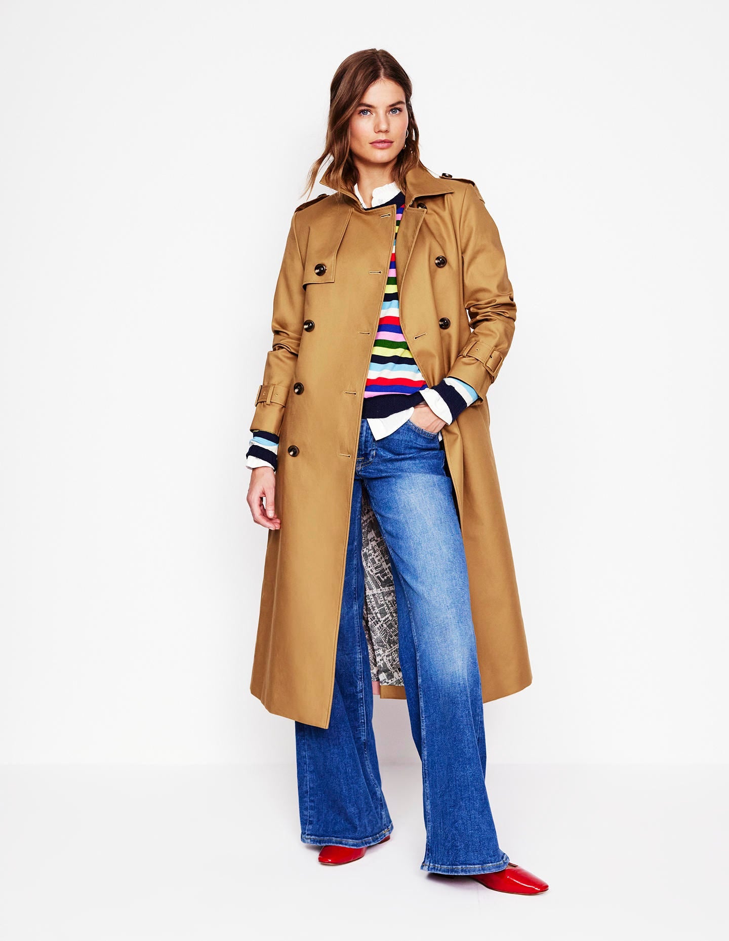 Cheltenham Trench Coat-Multi, Heart Spectrum