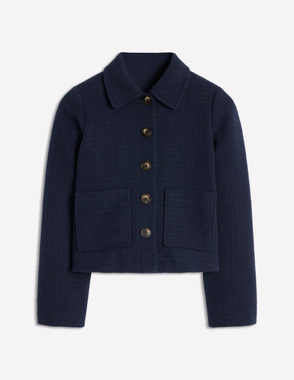 Knightsbridge Swing Jacket-Navy