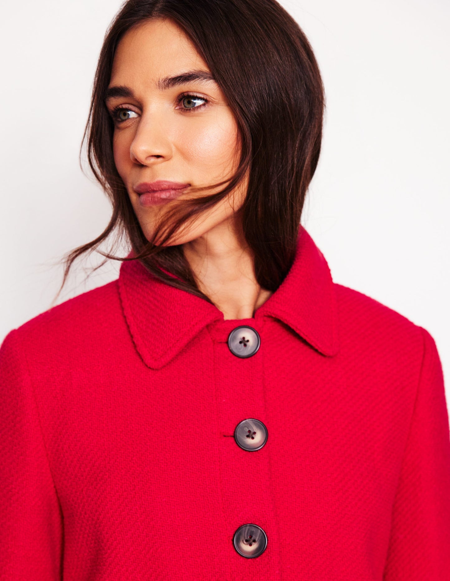 Knightsbridge Swing Jacket-Red