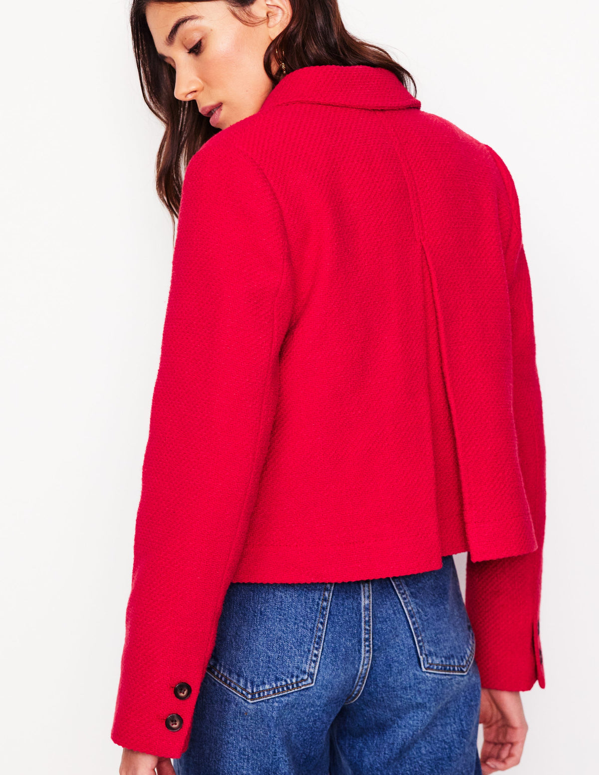 Knightsbridge Swing Jacket-Red - Image 3