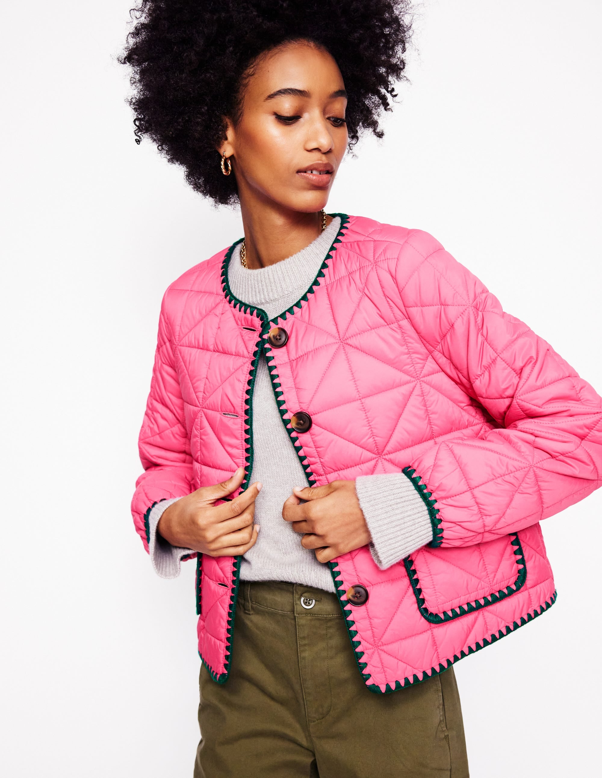 Chelsea Casual Jacket-Sorbet Pink - Image 2
