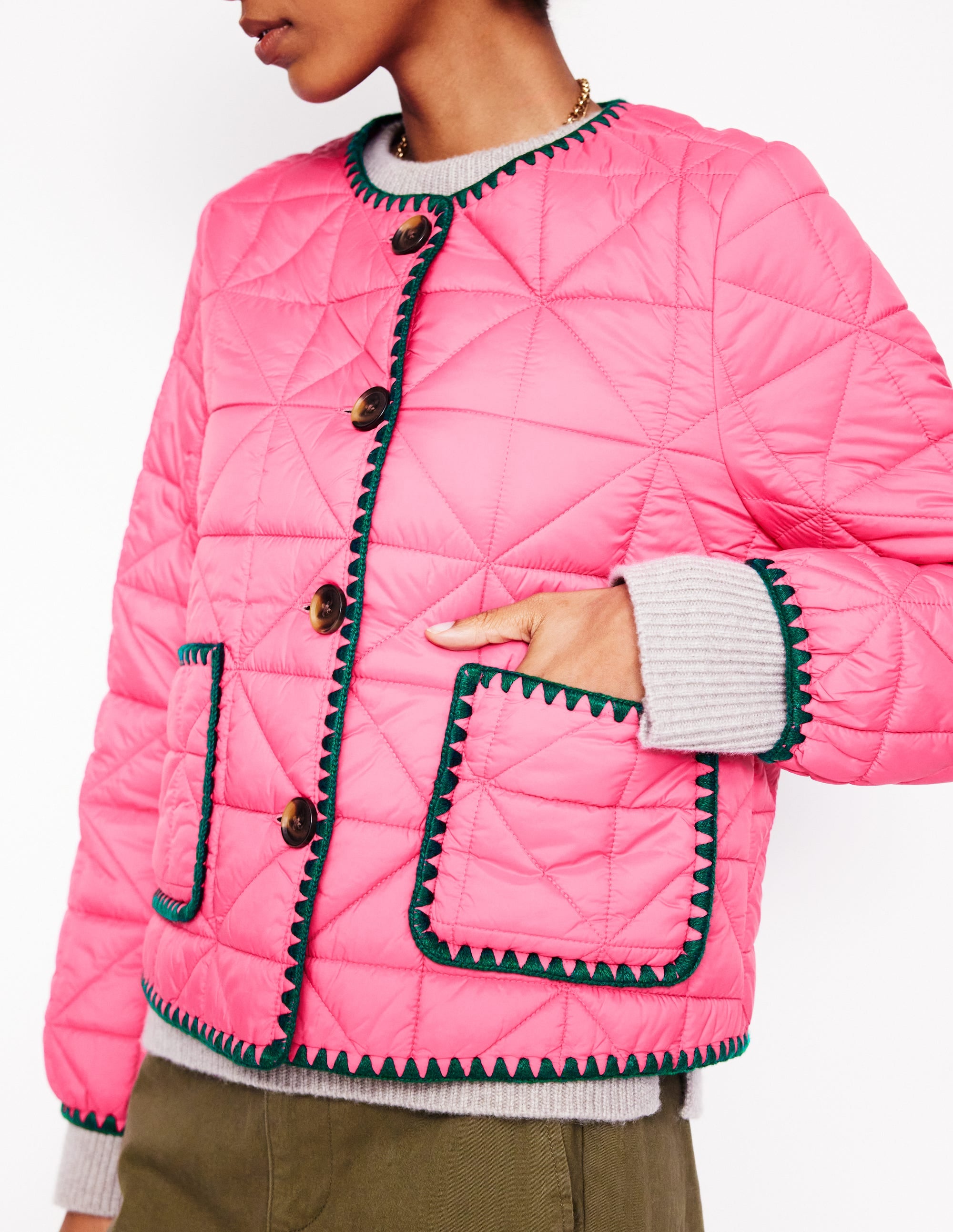 Chelsea Casual Jacket-Sorbet Pink - Image 4