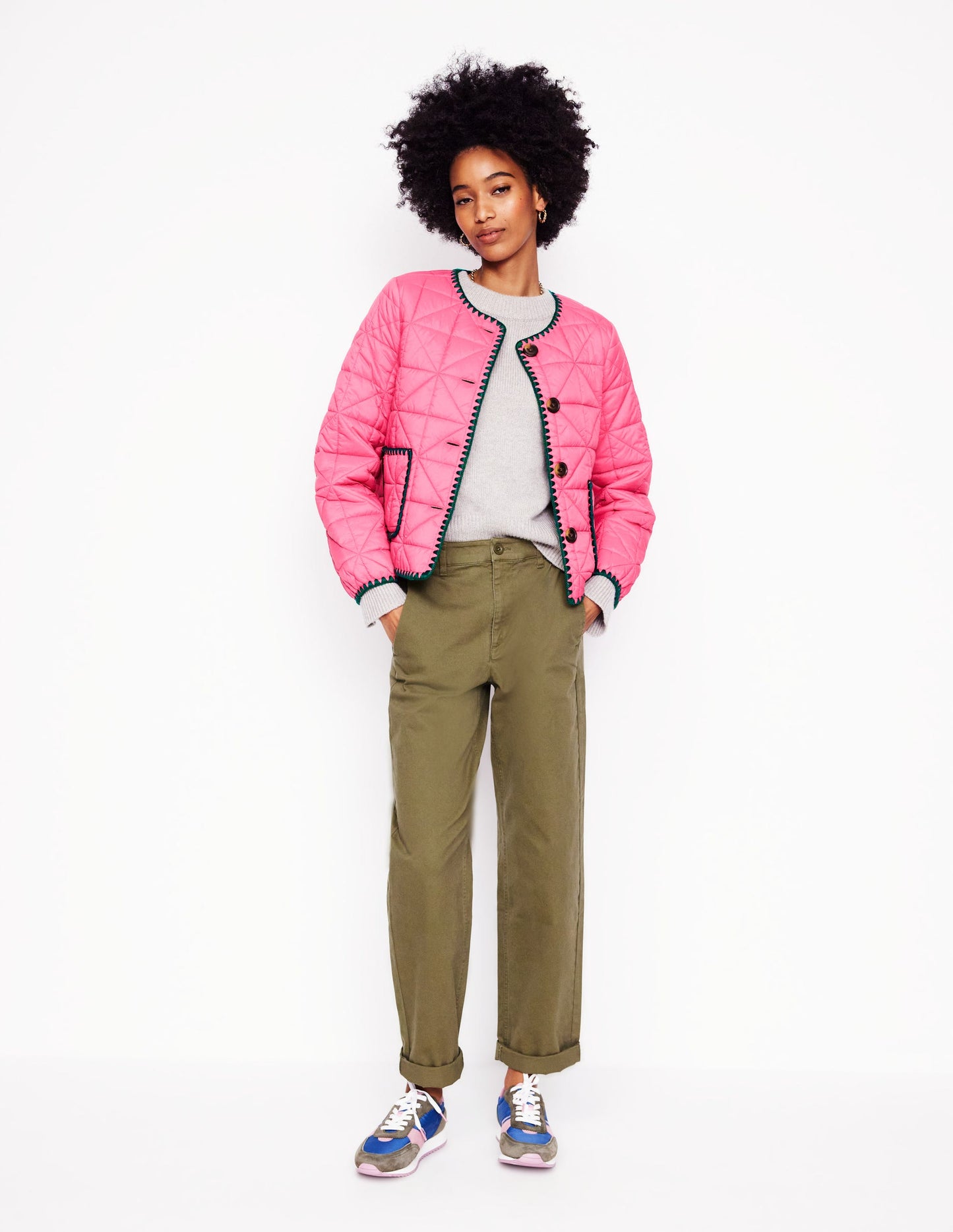 Chelsea Casual Jacket-Sorbet Pink