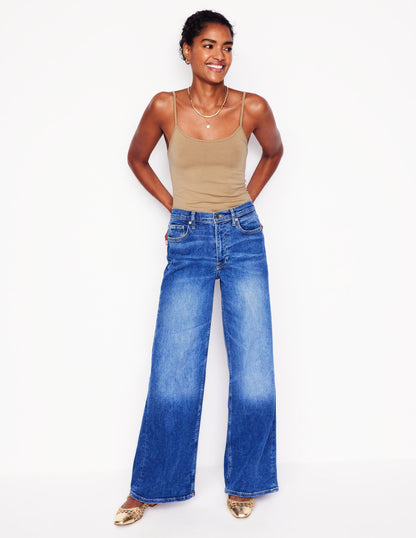 Plain Cami Top-Medium Beige-4