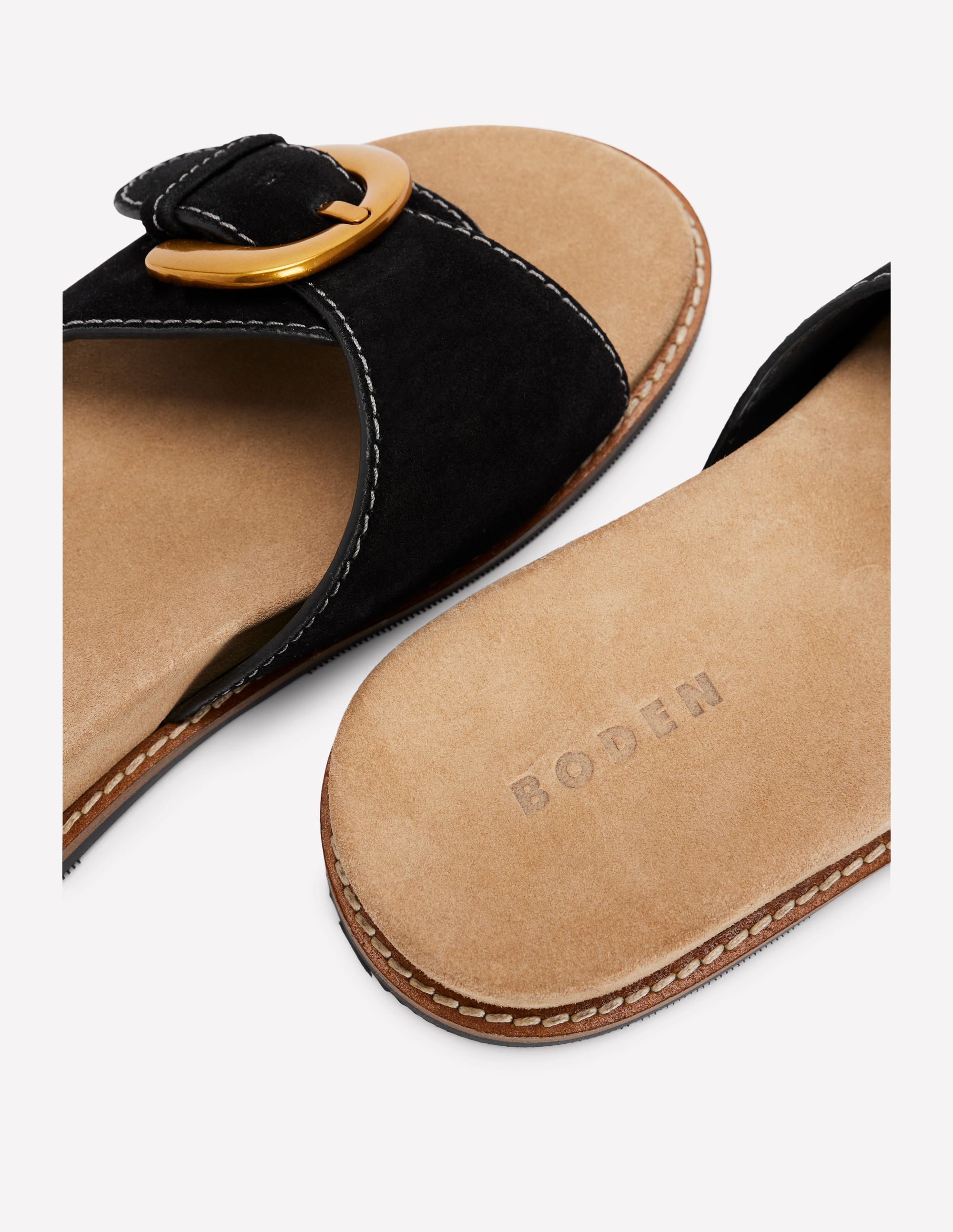 Hardware Mule Sandal-Black - Image 3