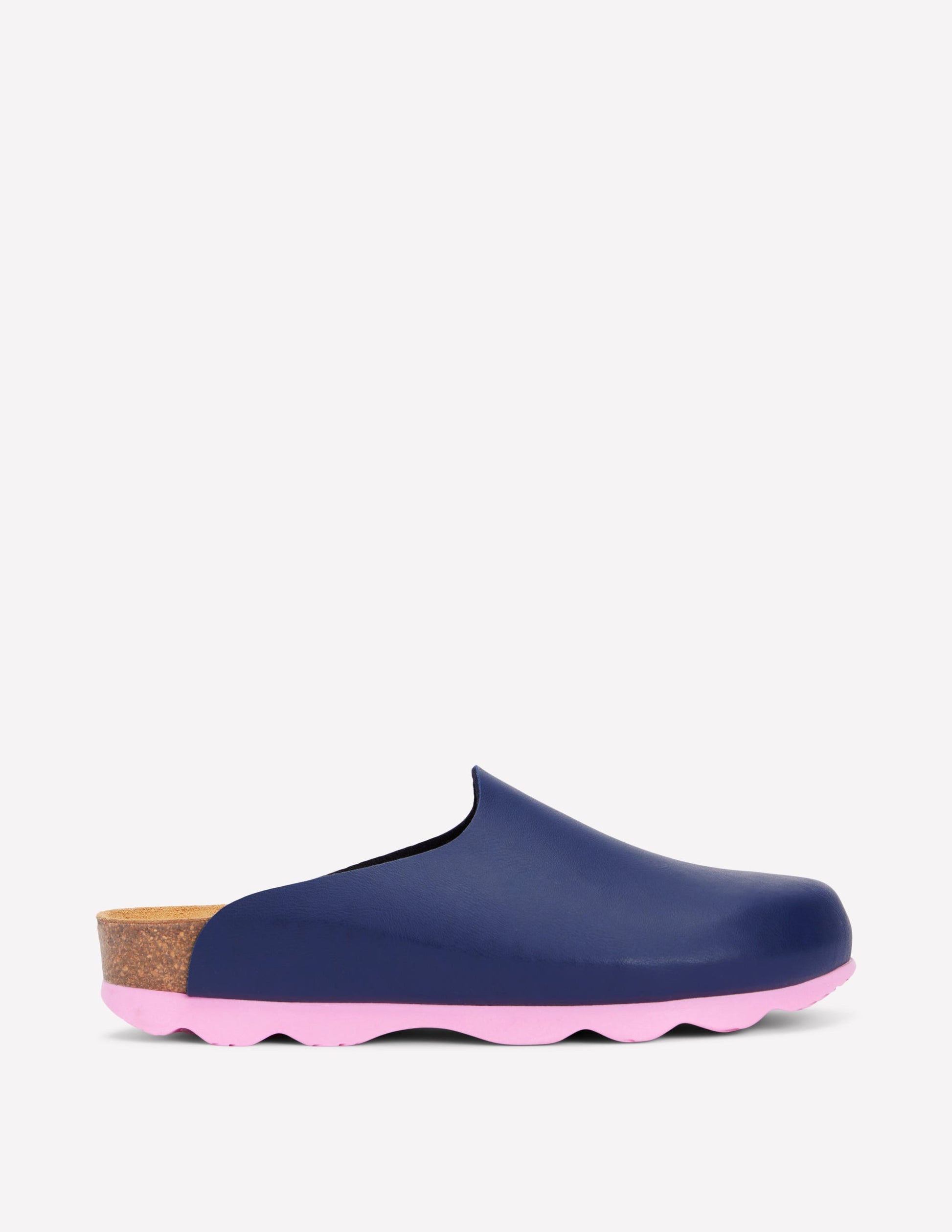 Lyla Colour Block Clogs-Navy/Soft Pink-1