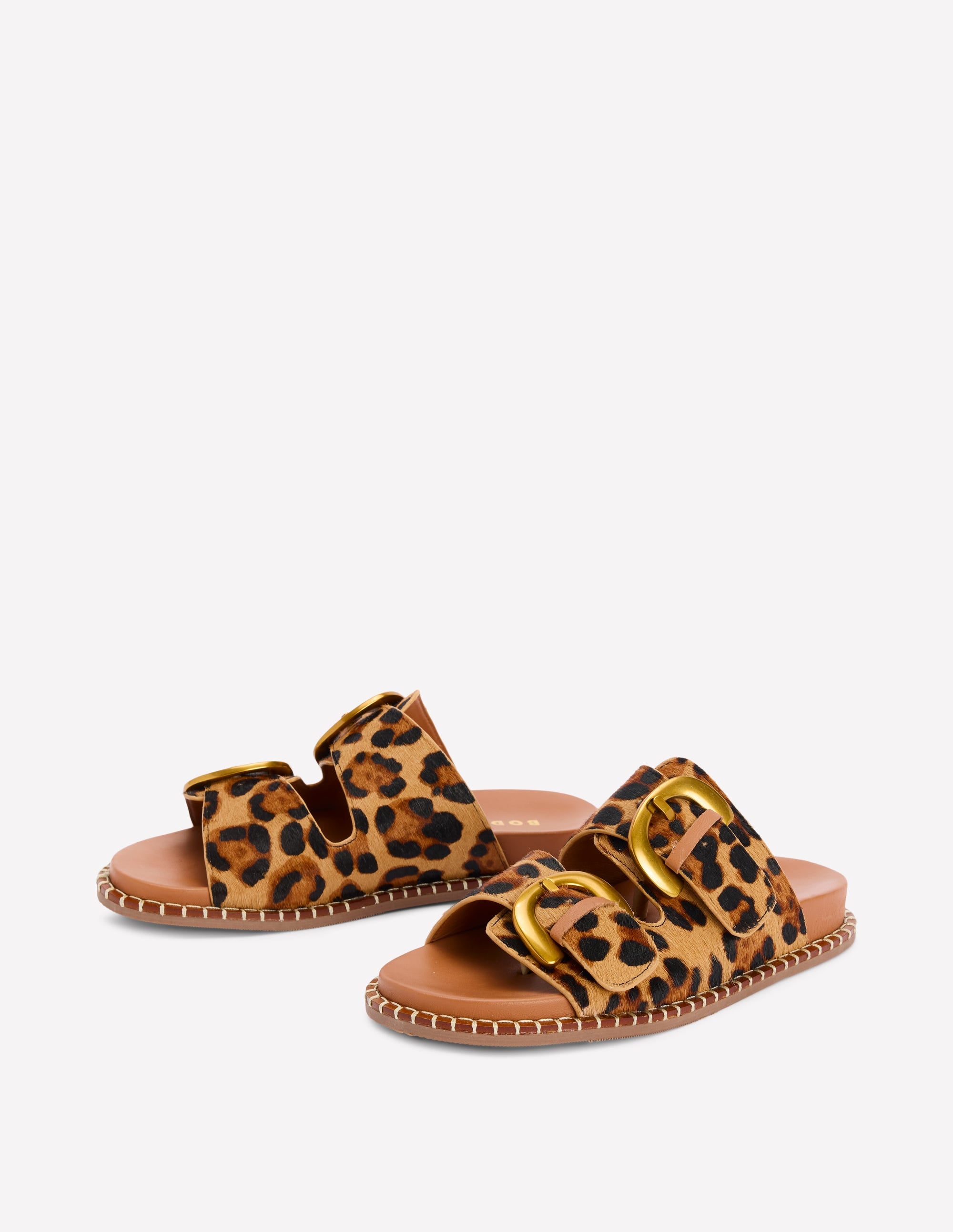 Alberta Footbed Sandals-Leopard - Image 3