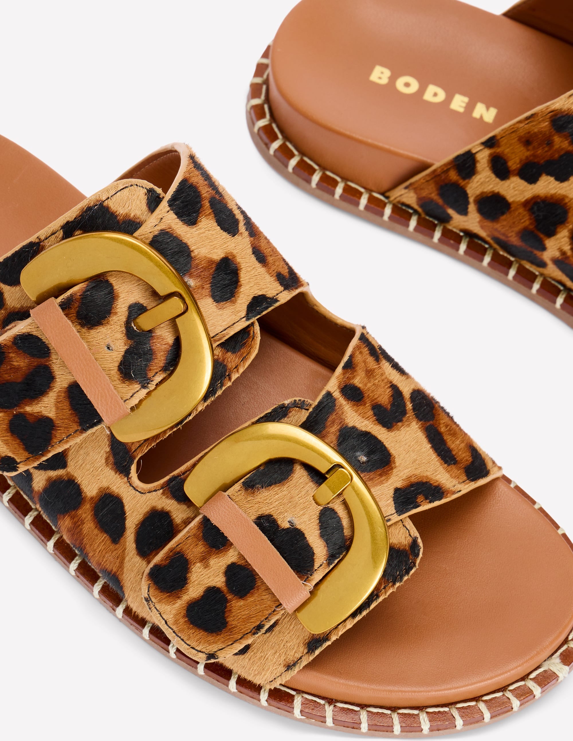 Alberta Footbed Sandals-Leopard - Image 4