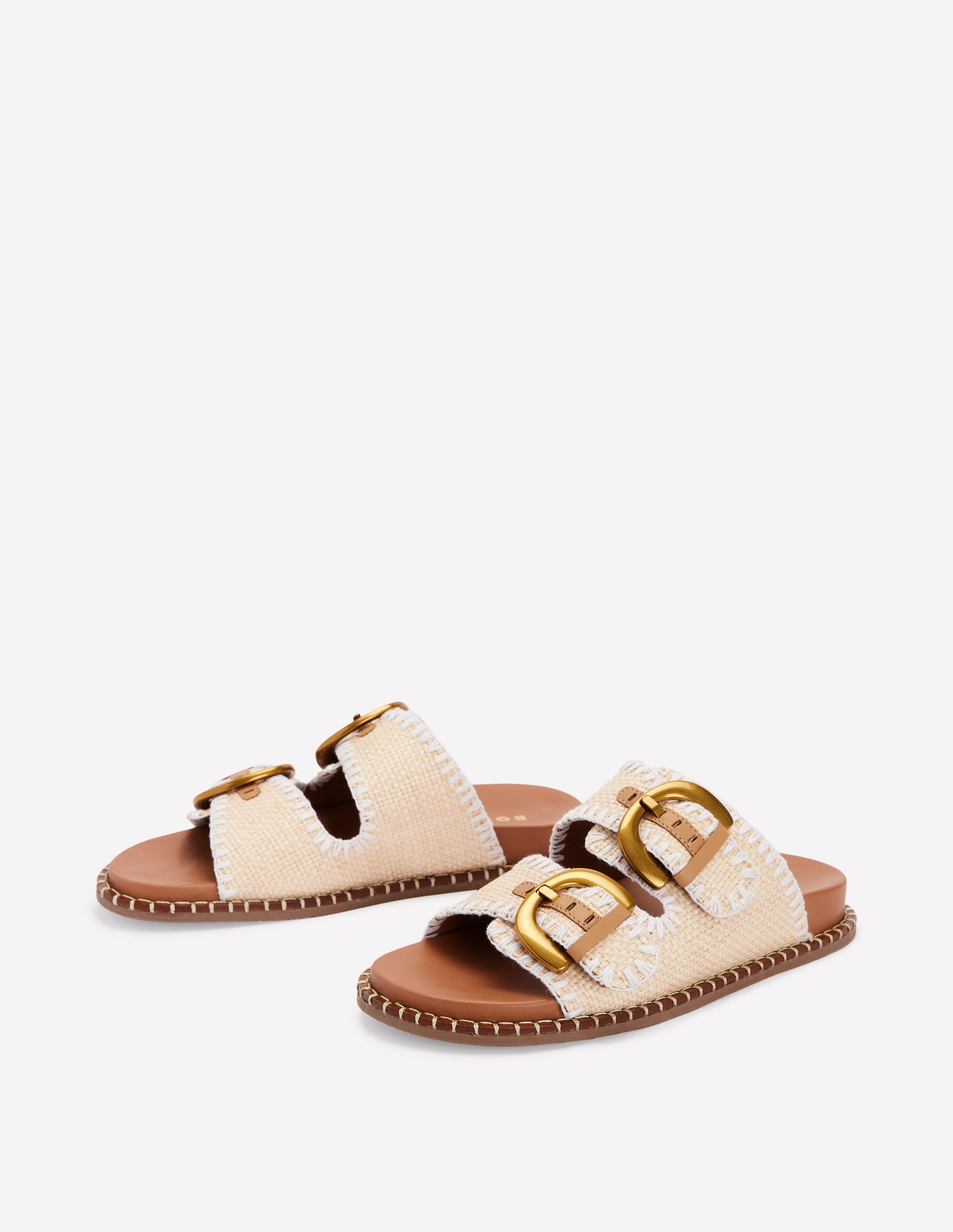 Alberta Footbed Sandals-Natural - Image 2