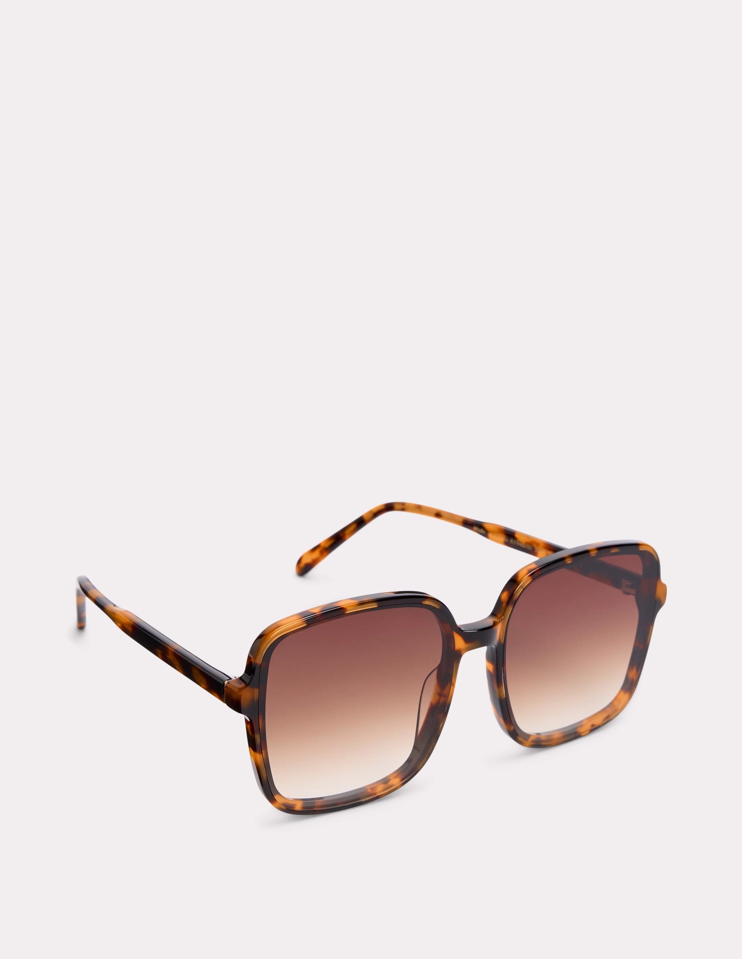 Oversized Square Sunglasses-Classic Tort