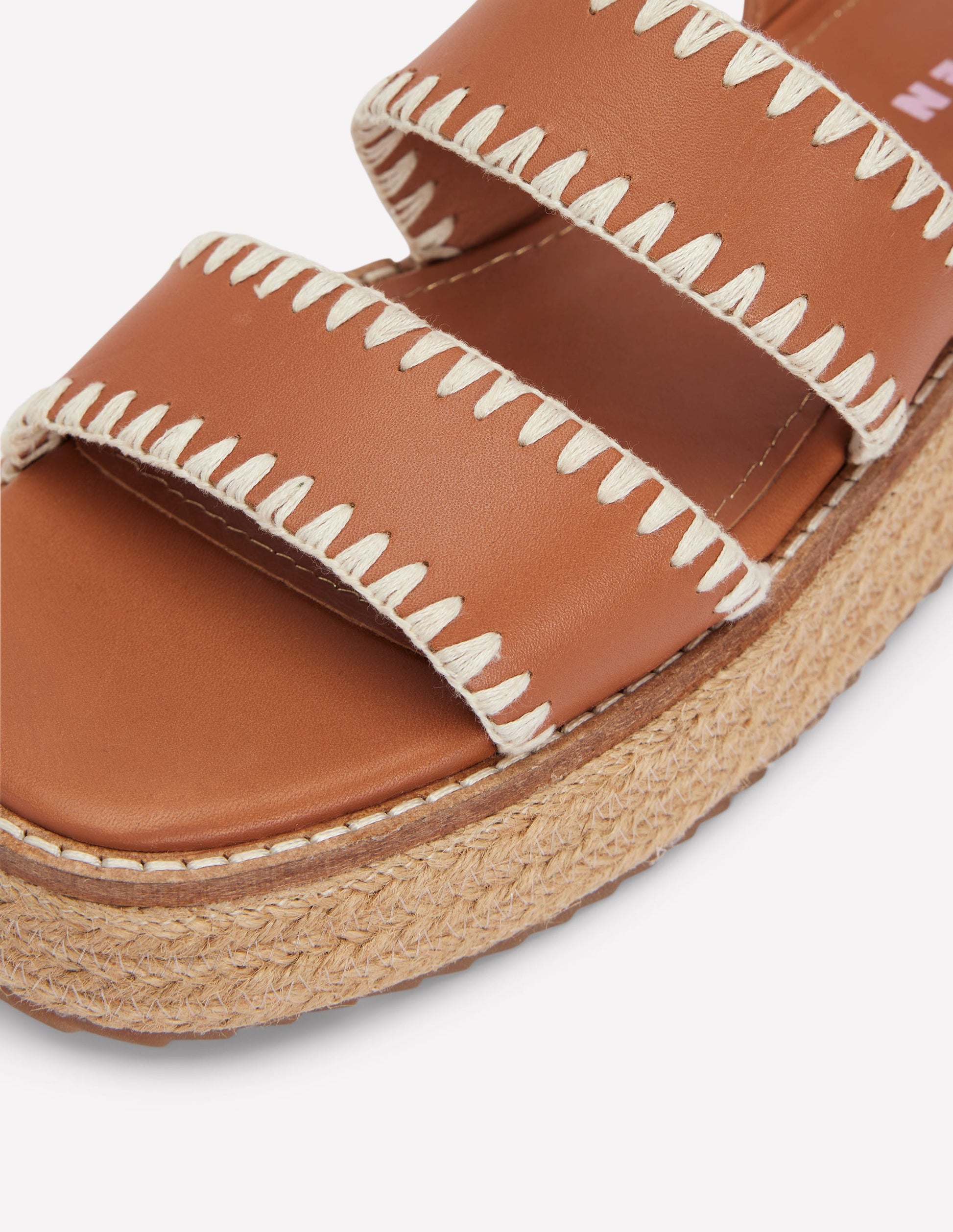 Chunky Flatform Sandals-Tan Boden USA