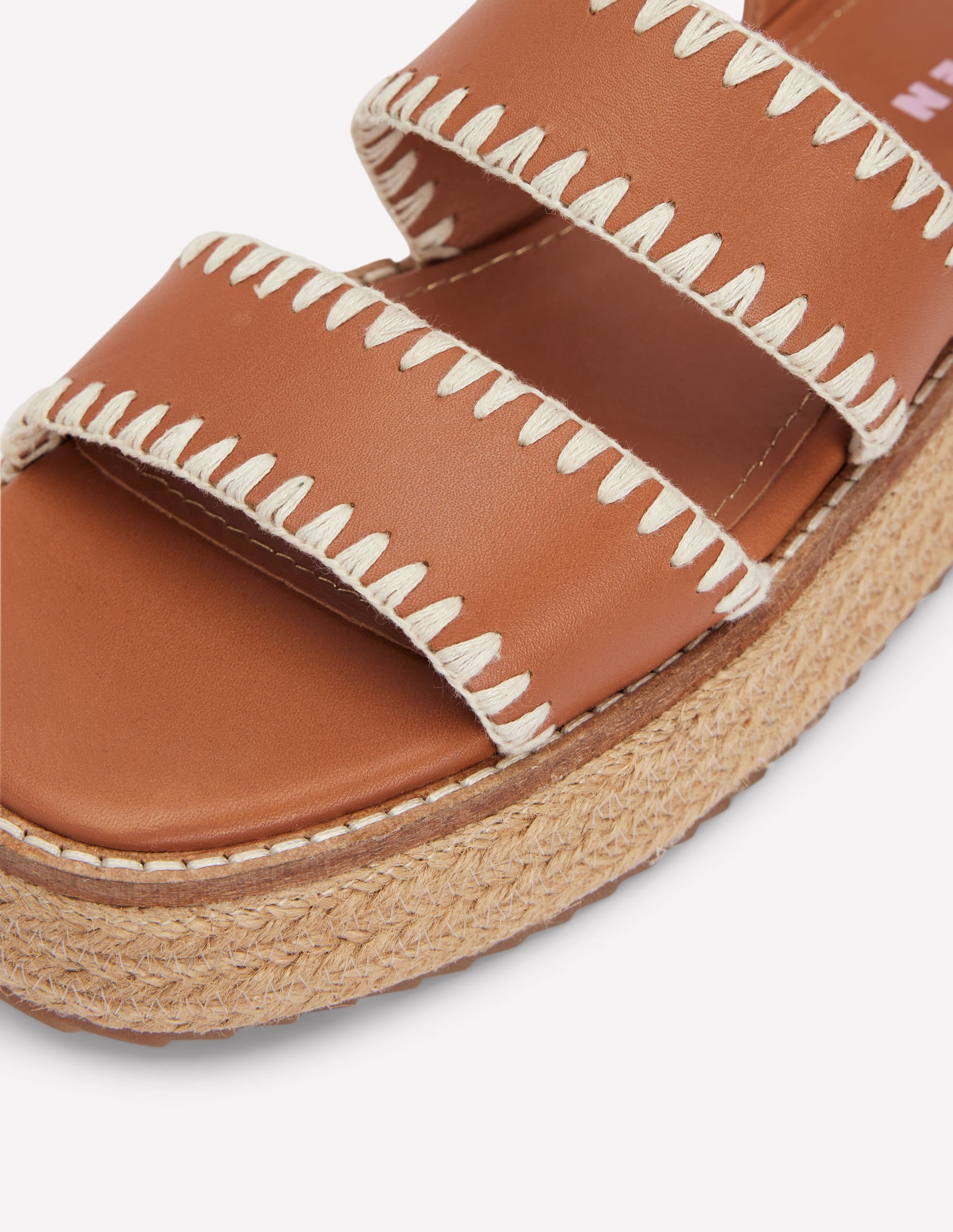 Chunky Flatform Sandals-Tan - Image 4