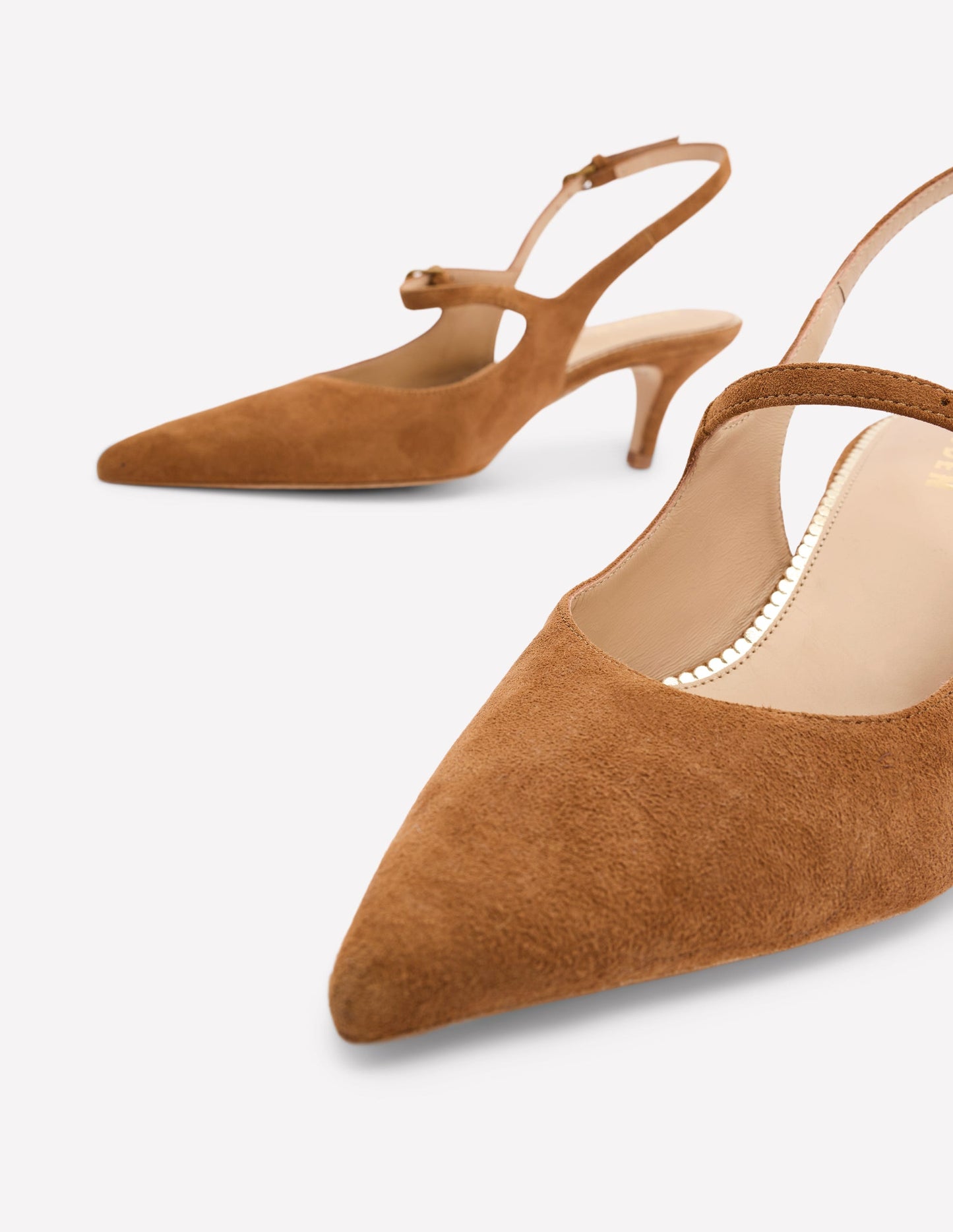 Mary Jane Slingback Heel-Tan