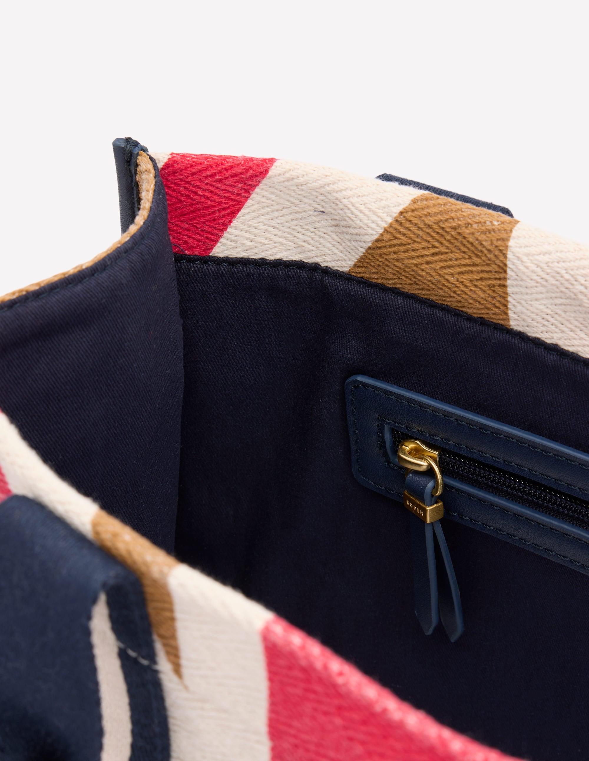 Canvas Tote Bag-Neutral Union Jack - Image 4