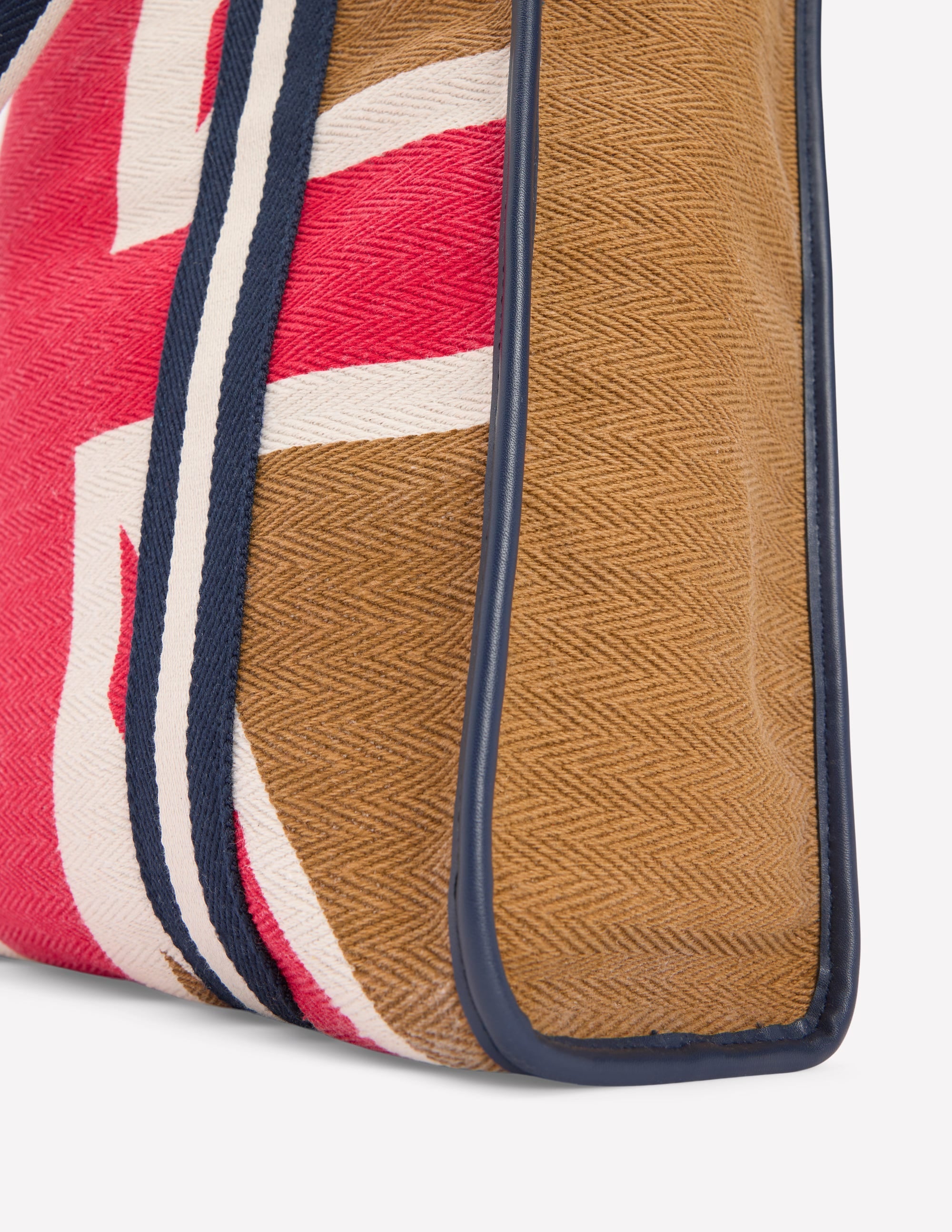 Canvas Tote Bag-Neutral Union Jack - Image 5