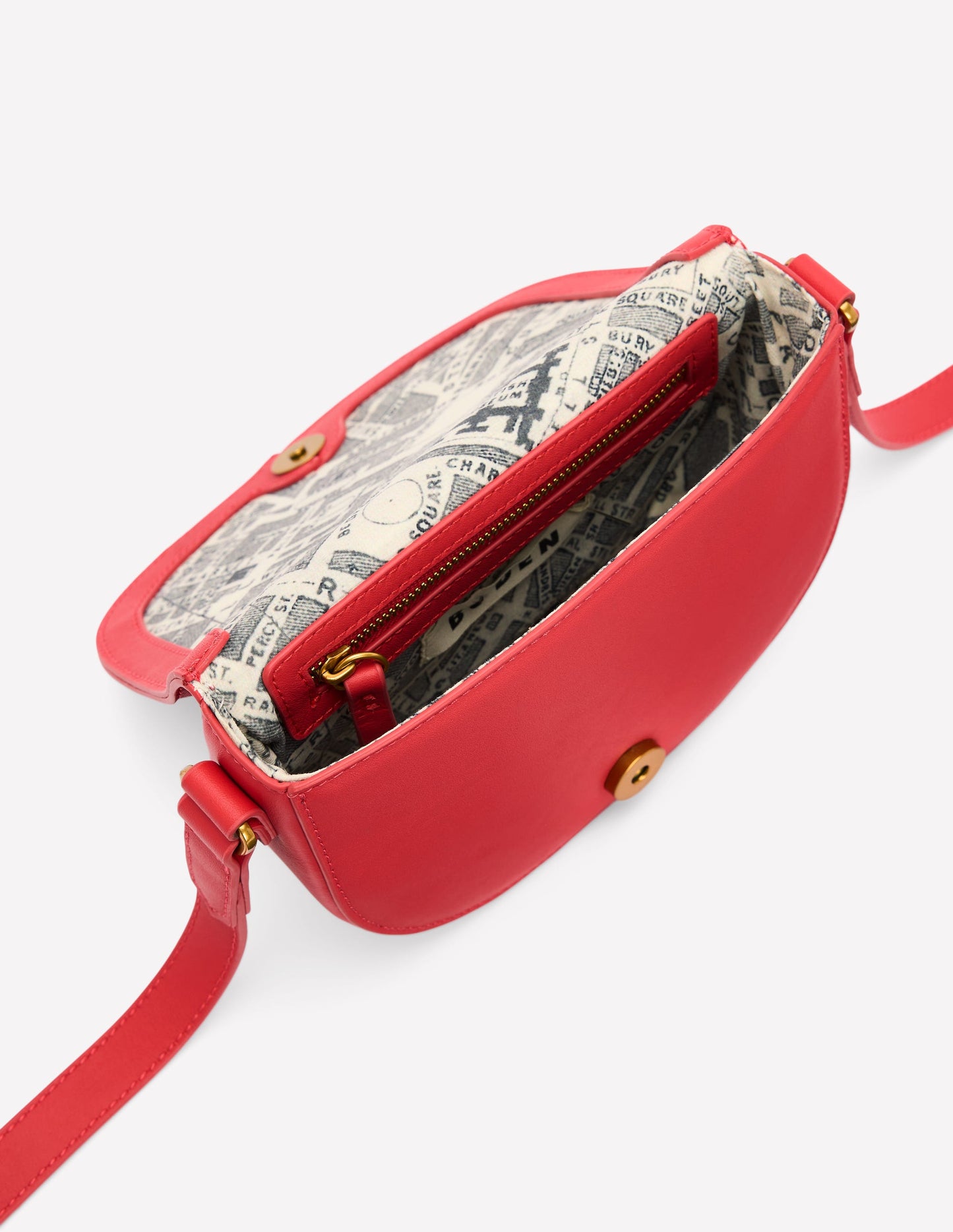 Iris Snaffle Mini Satchel-Red