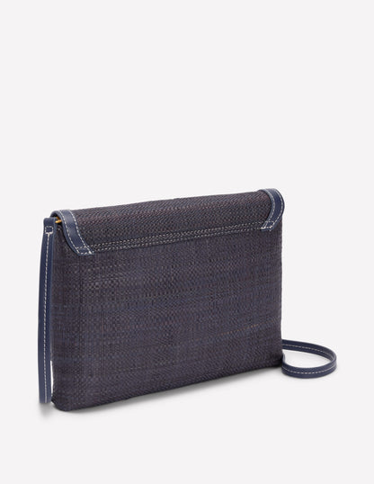 Snaffle Clutch Bag-Navy