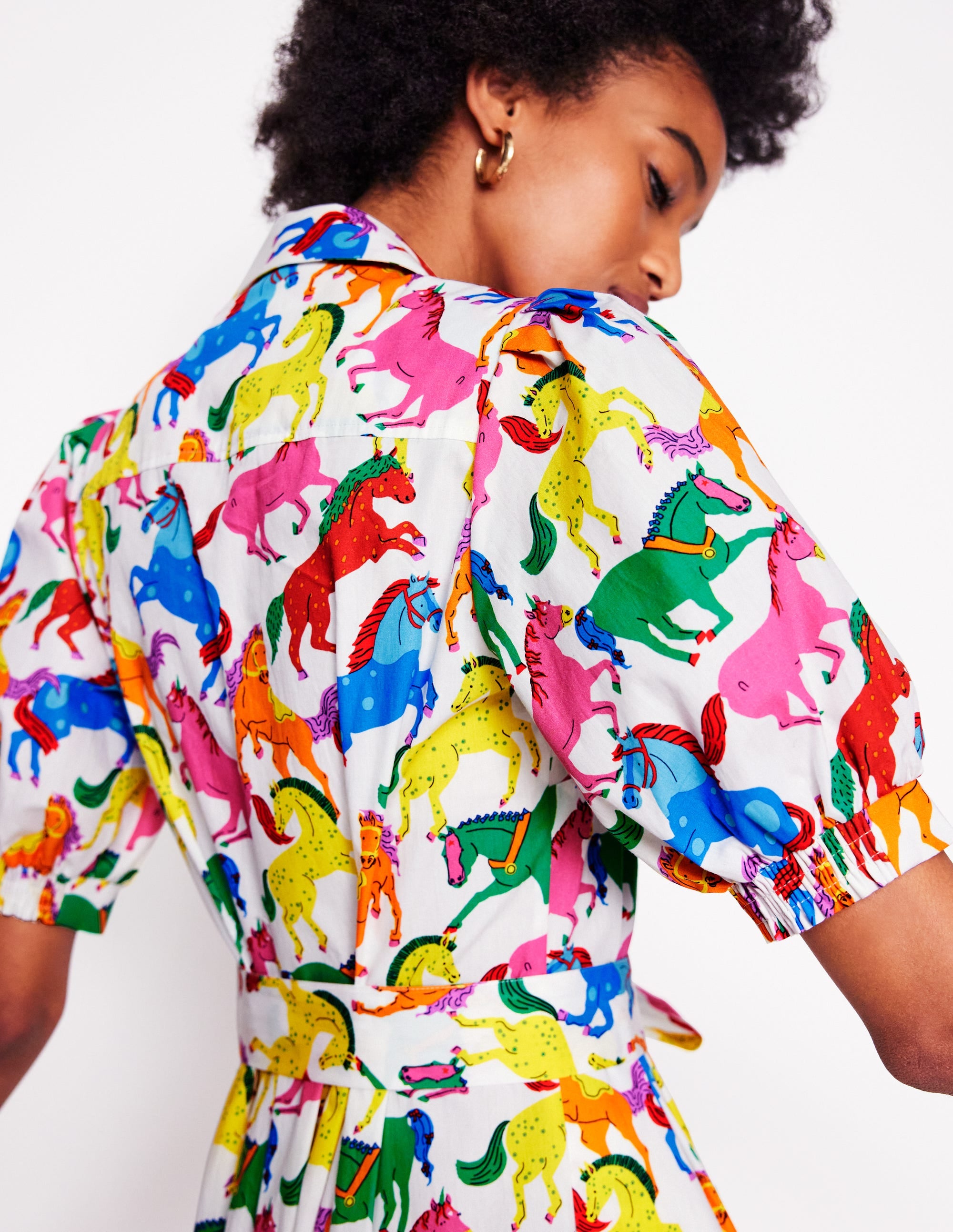 Alexa Maxi Shirt Dress-Multi, Pony Club - Image 3