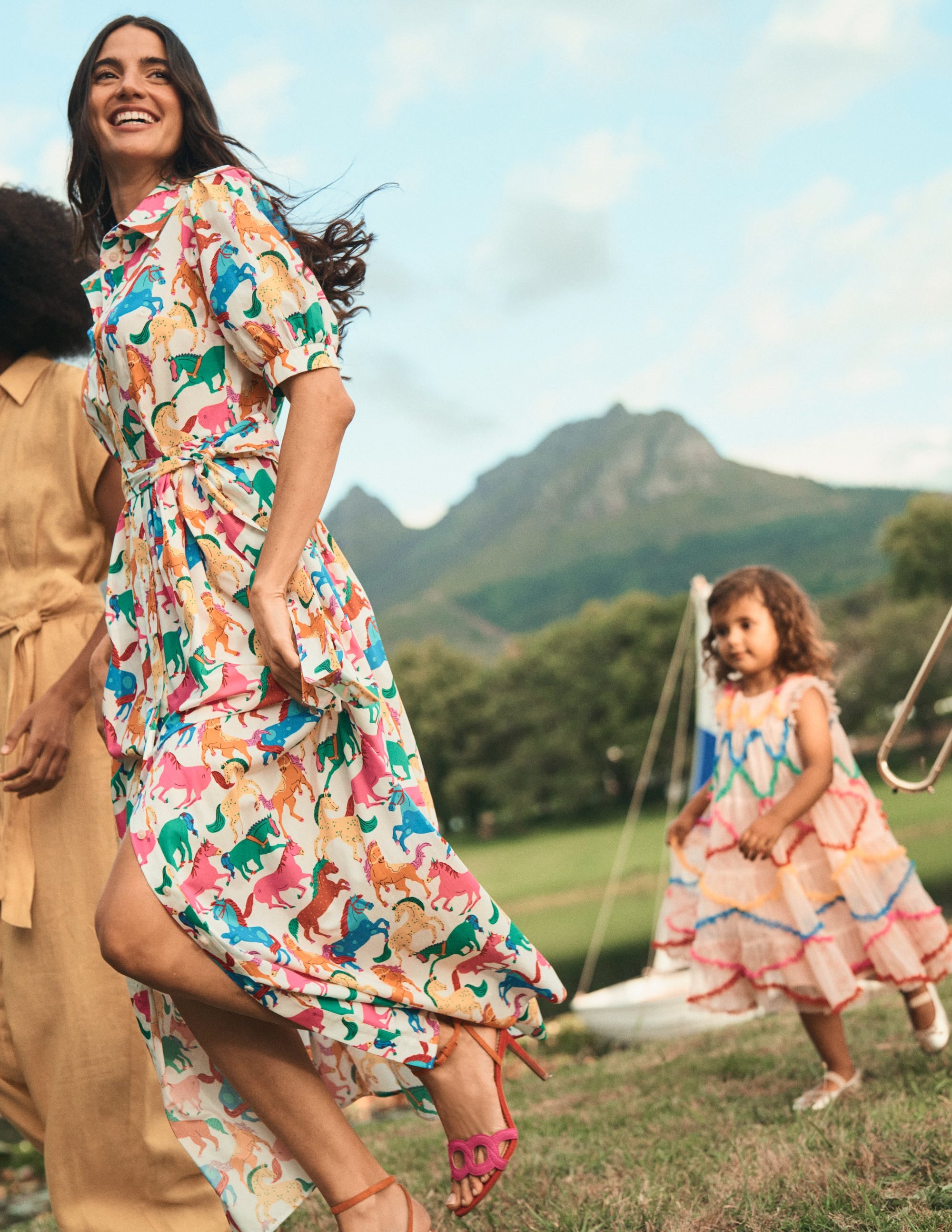 Alexa Maxi Shirt Dress-Multi, Pony Club - Image 2