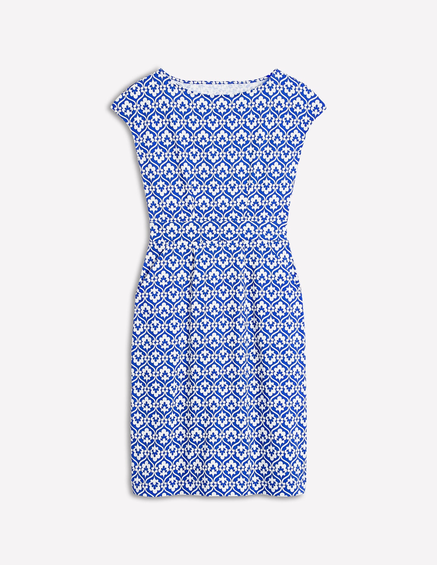 Florrie Jersey Dress-Gallery Blue, Ivy Trellis