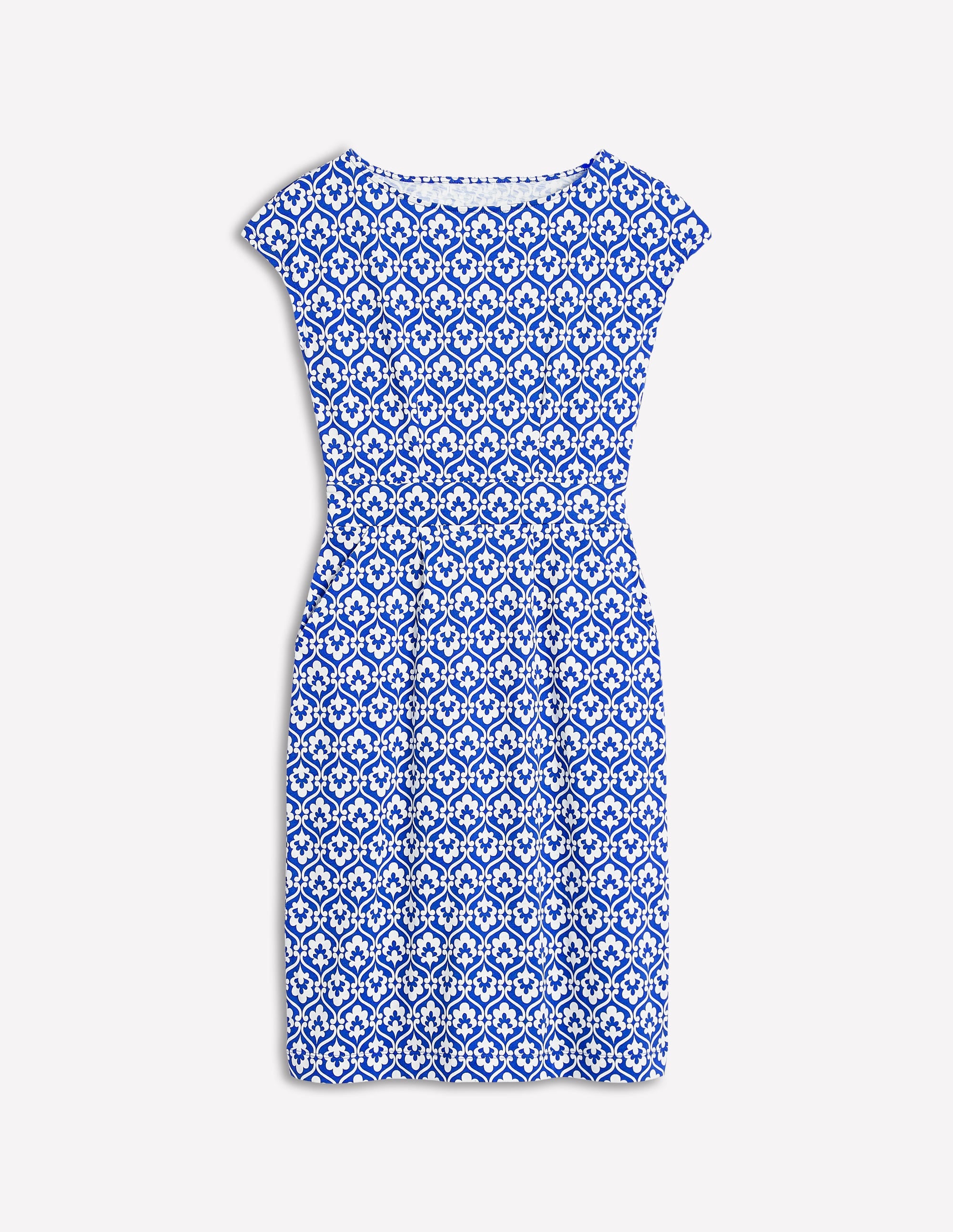 Florrie Jersey Dress-Gallery Blue, Ivy Trellis - Image 7