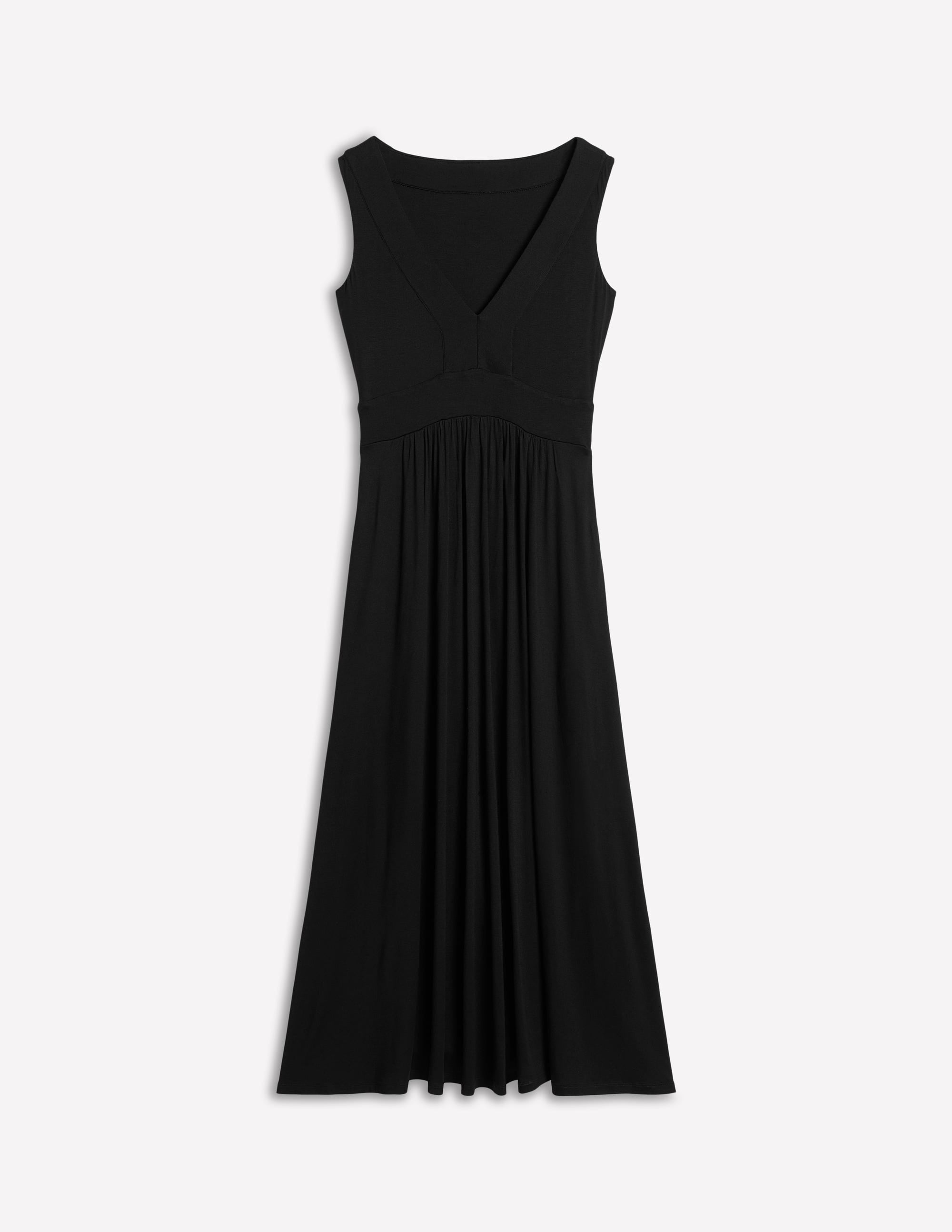 Olympia Jersey Maxi Dress-Black - Image 5