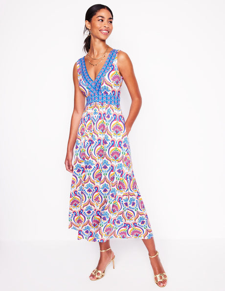 blue puff sleeve dress Embroidered COLOR:MIDNIGHT BLUE Calvin Klein Black Dress NAVY
