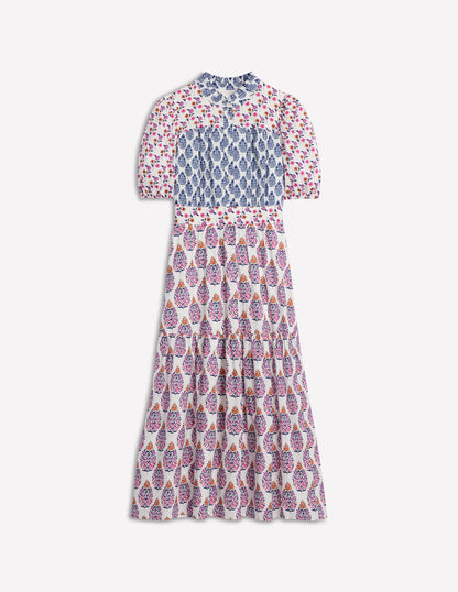 Beatrice Cotton Maxi Dress-Multi, Wildflower Bouquet-8